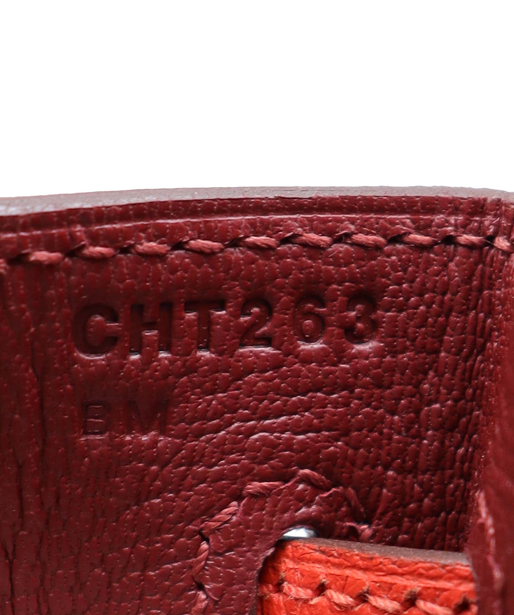 Hermès Hermes Kelly 32 Evercolour with box, dustbag & clochette AGC2537 year 2018