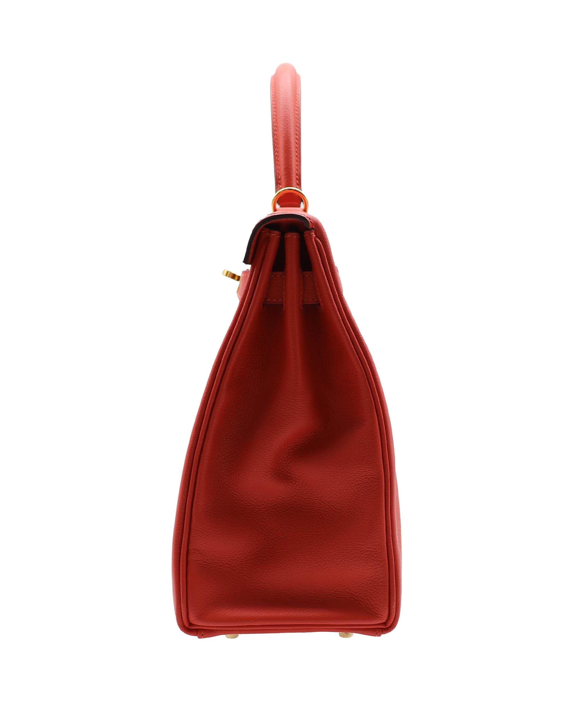 Hermès Hermes Kelly 32 Evercolour with box, dustbag & clochette AGC2537 year 2018