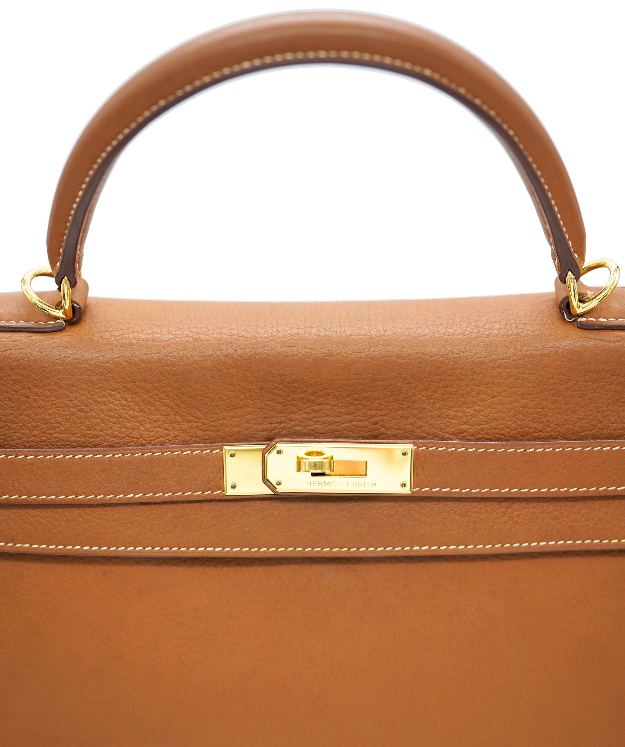 Hermès Hermes Kelly 35 Gold Barenia GHW  REC1710