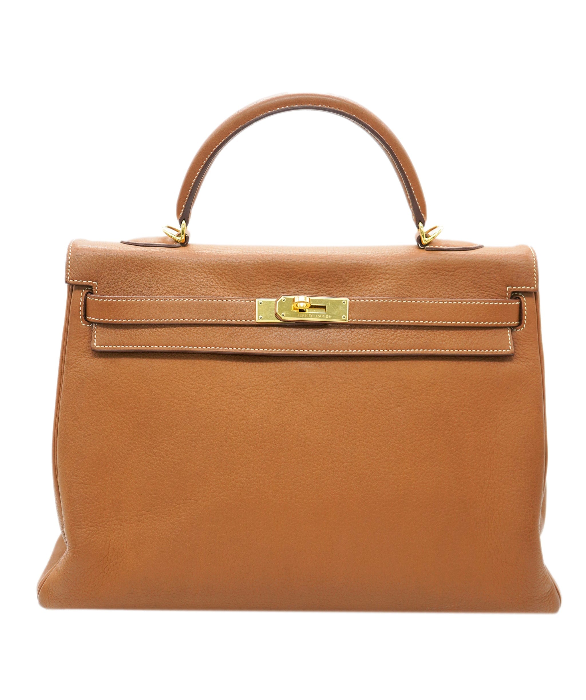 Hermès Hermes Kelly 35 Gold Barenia GHW  REC1710