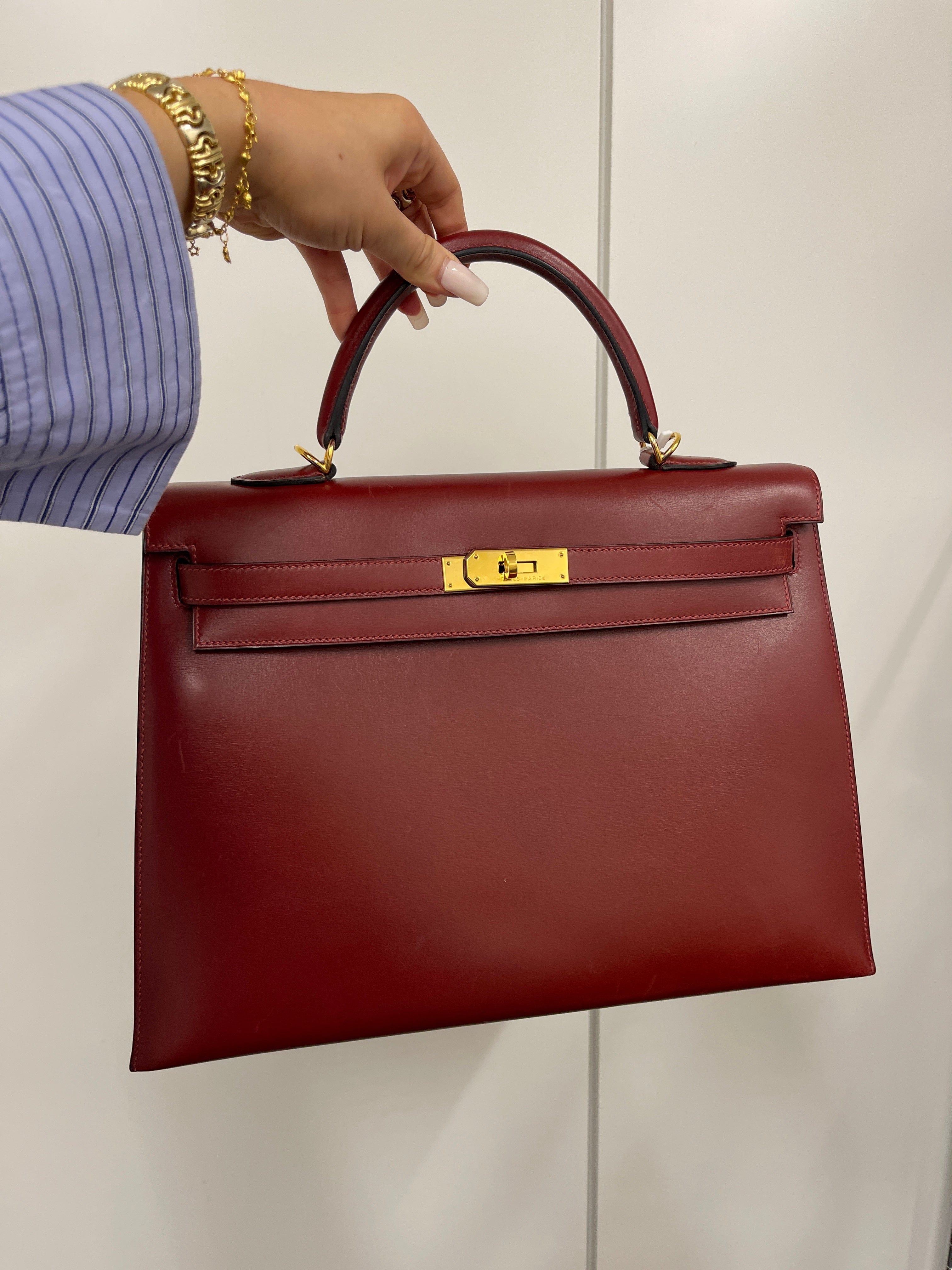 Hermes Hermes Kelly 35 Rouge H with GHW - AJC0629