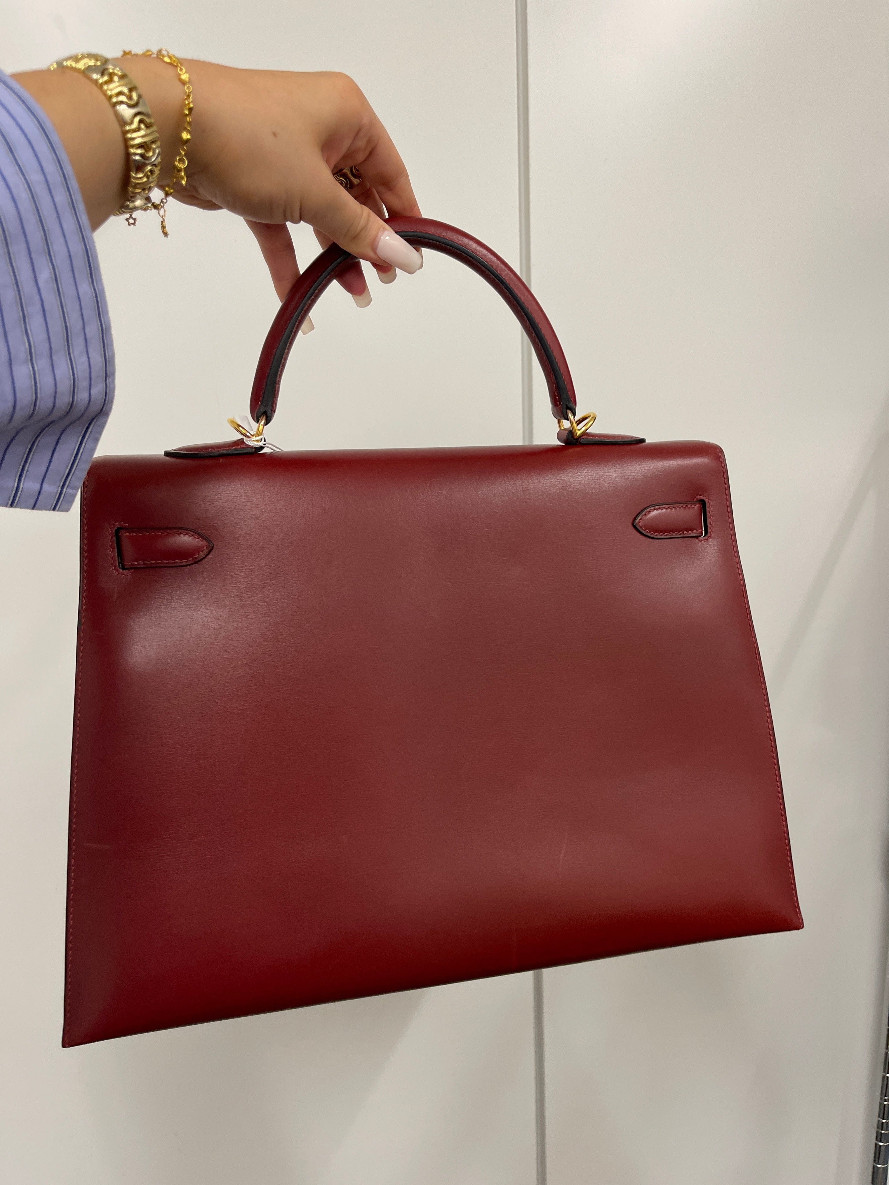 Hermes Hermes Kelly 35 Rouge H with GHW - AJC0629