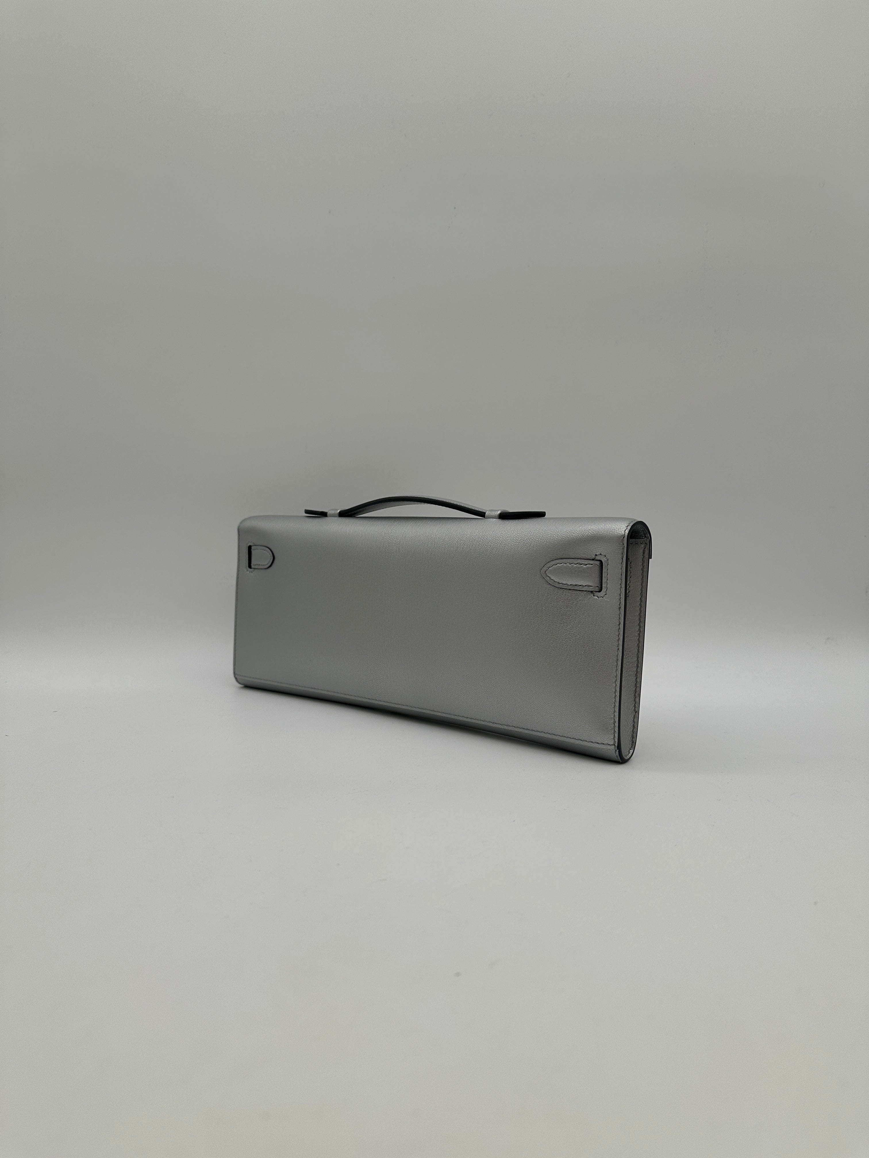Hermès Hermès Kelly Cut Argent Chevre Palladium Hardware
