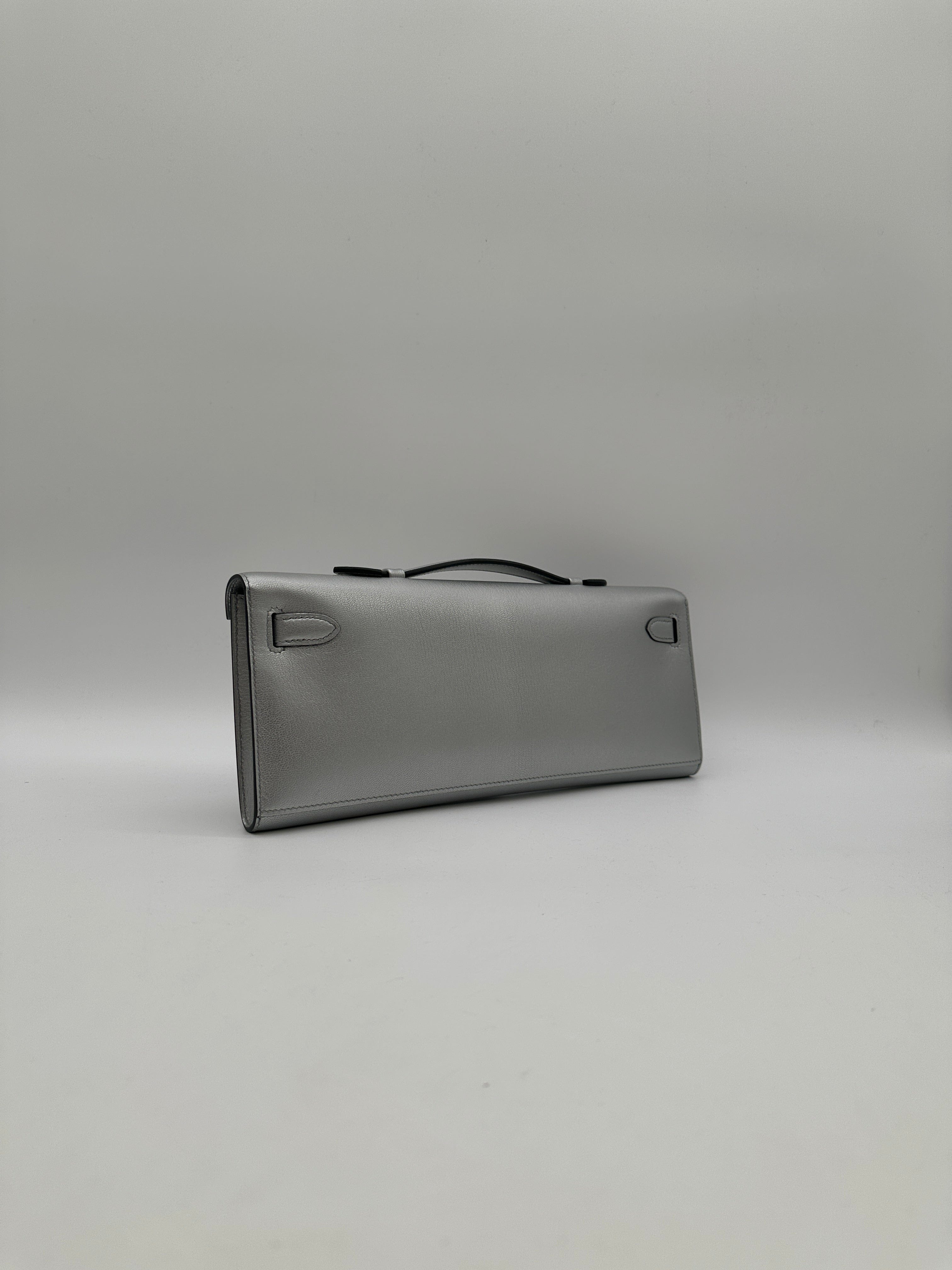 Hermès Hermès Kelly Cut Argent Chevre Palladium Hardware