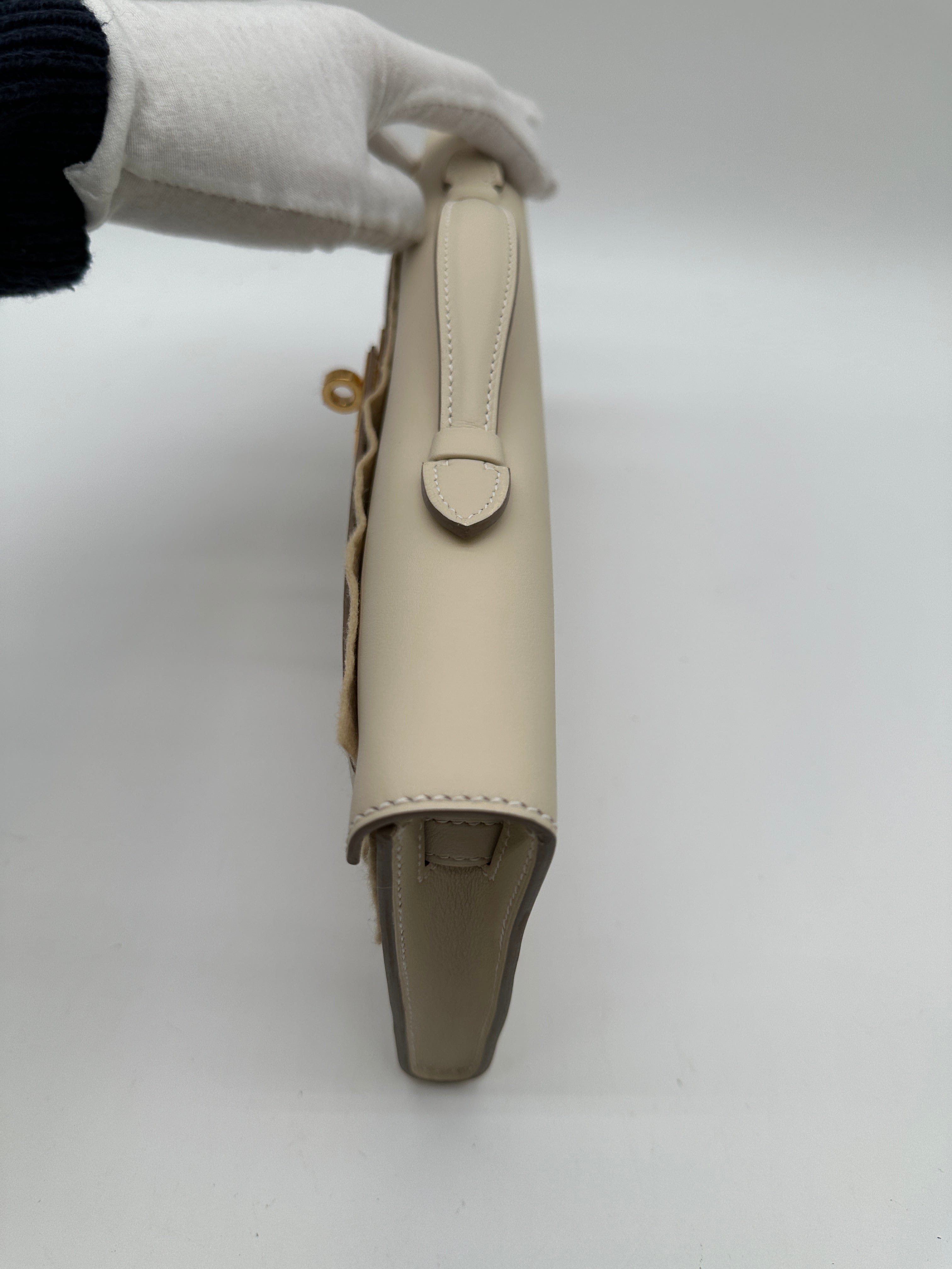 Hermès Hermès Kelly Cut  craie swfit GHW K  PC495
