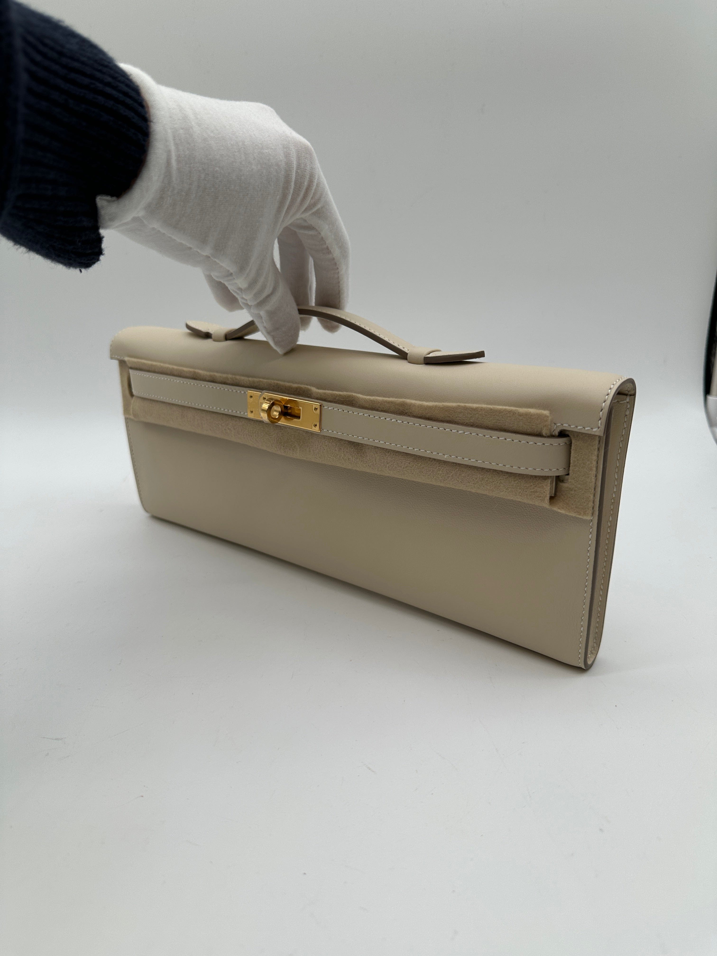Hermès Hermès Kelly Cut  craie swfit GHW K  PC495