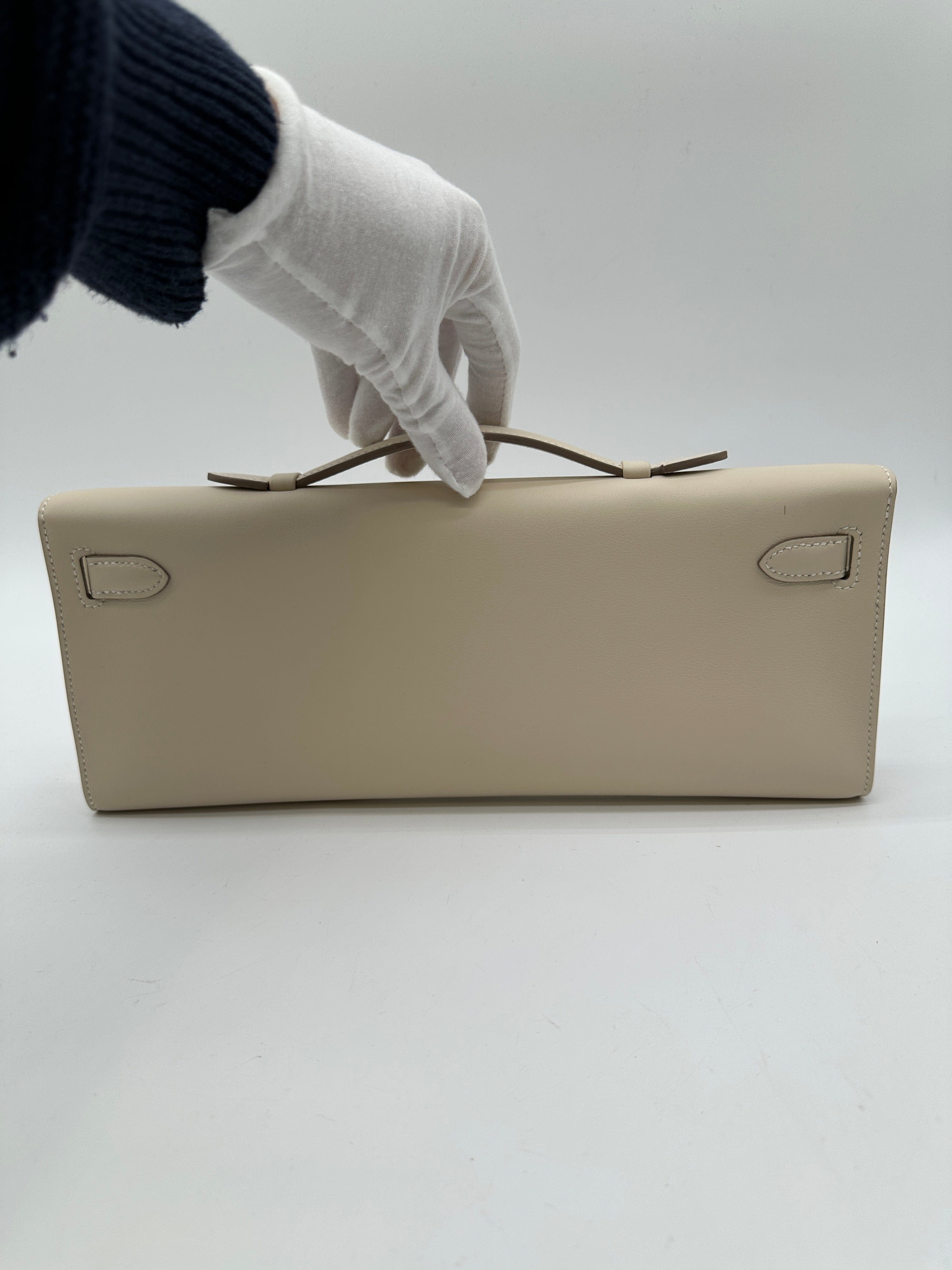 Hermès Hermès Kelly Cut  craie swfit GHW K  PC495