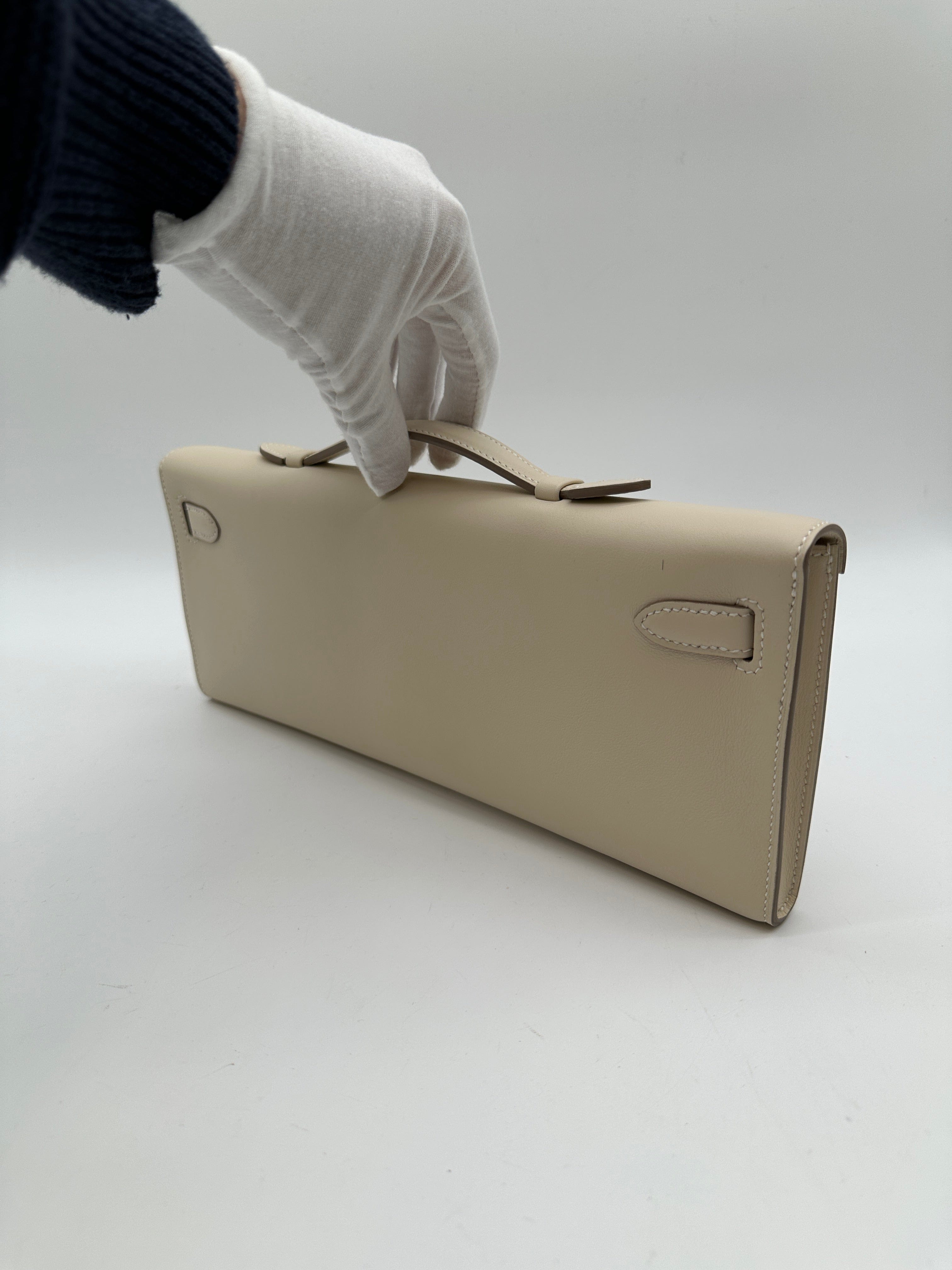 Hermès Hermès Kelly Cut  craie swfit GHW K  PC495