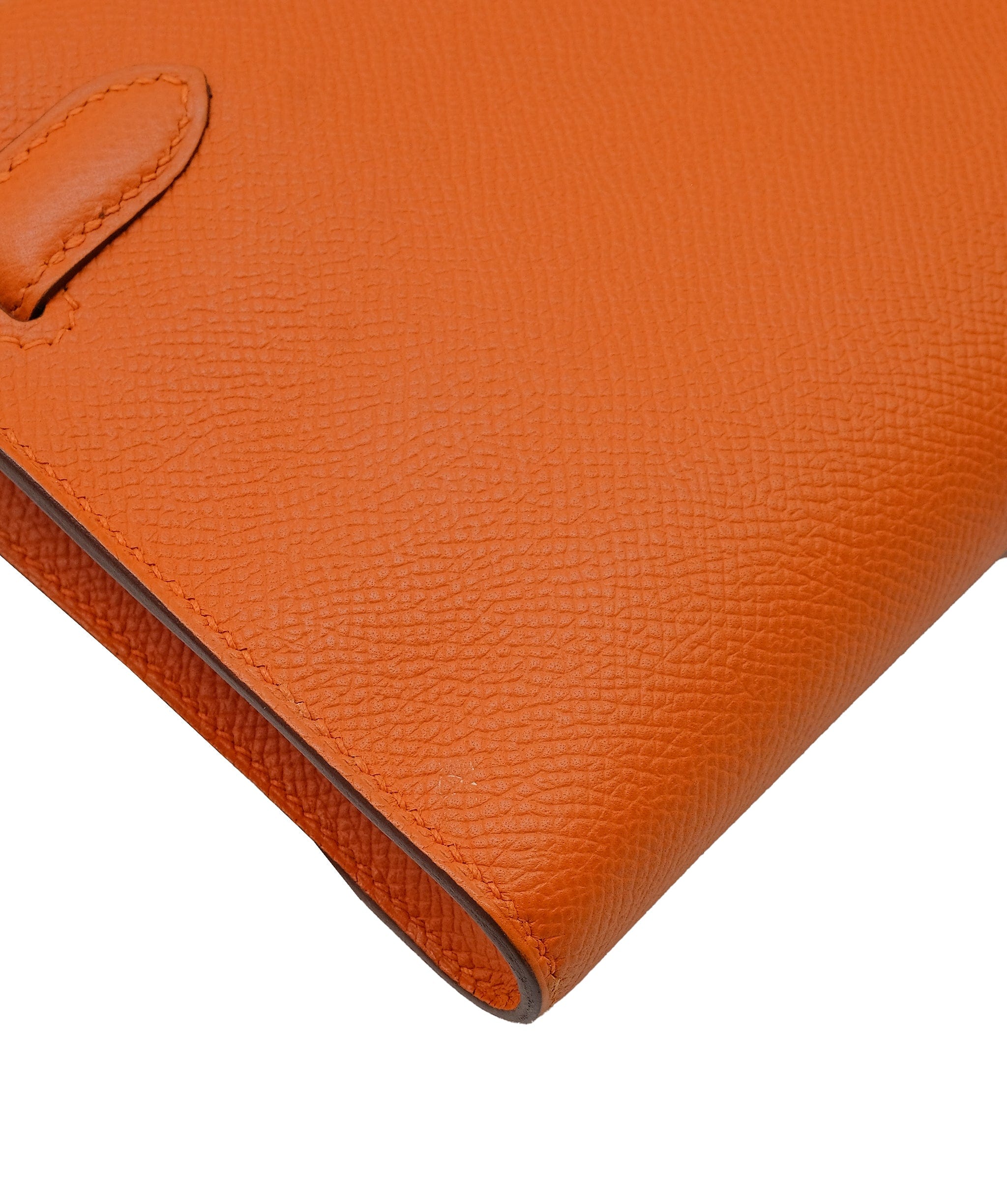 Hermès Hermes Kelly Cut Orange Epsom PHW #R SKL1706