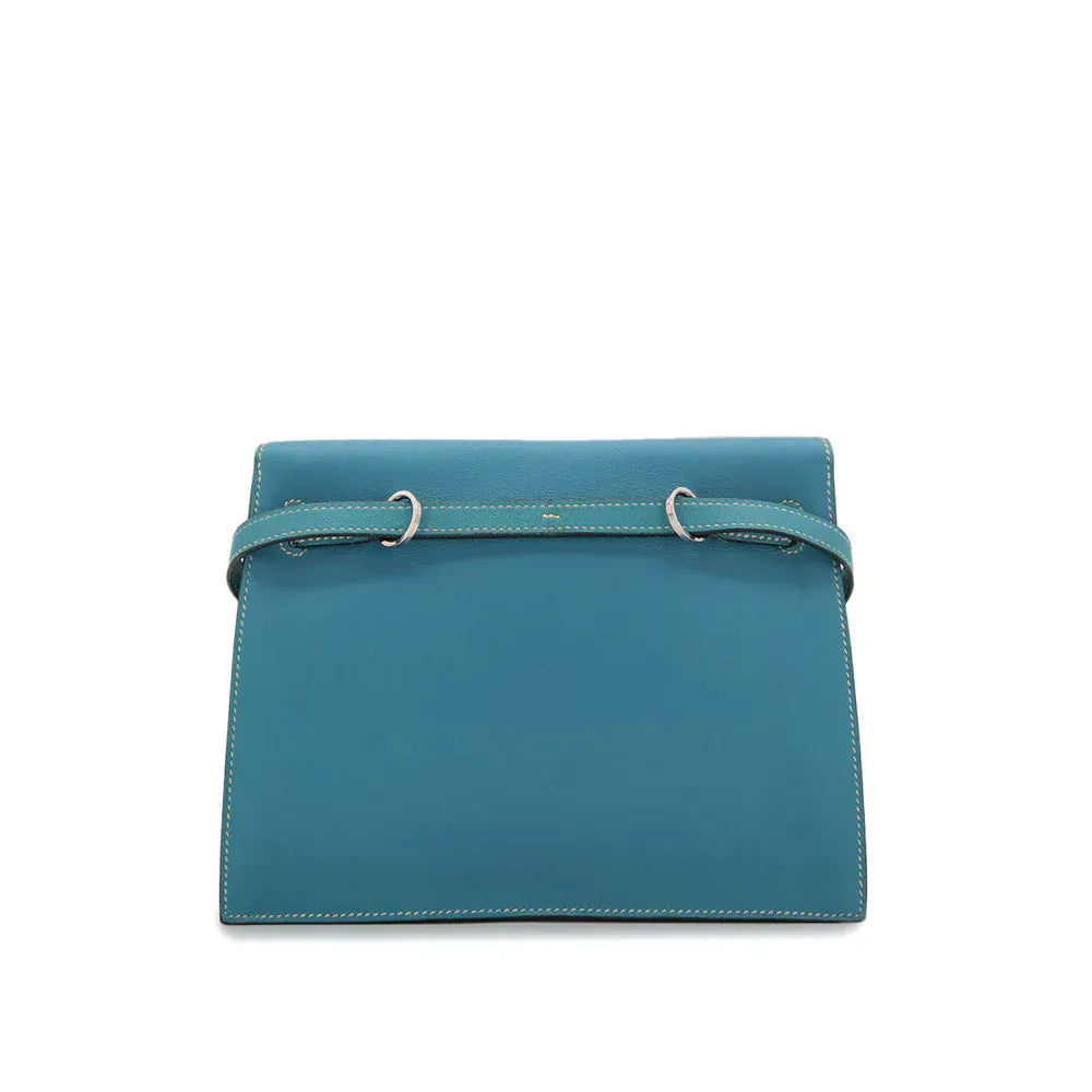 Hermès HERMES KELLY DANCE BLUE JEAN VEAU SWIFT SHOULDER BAG □K SHW 90303483 DXBS6079