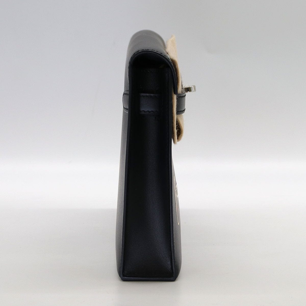 hermès HERMES Kelly elan cheval de bois Black Tadelakt PHW W B-278726