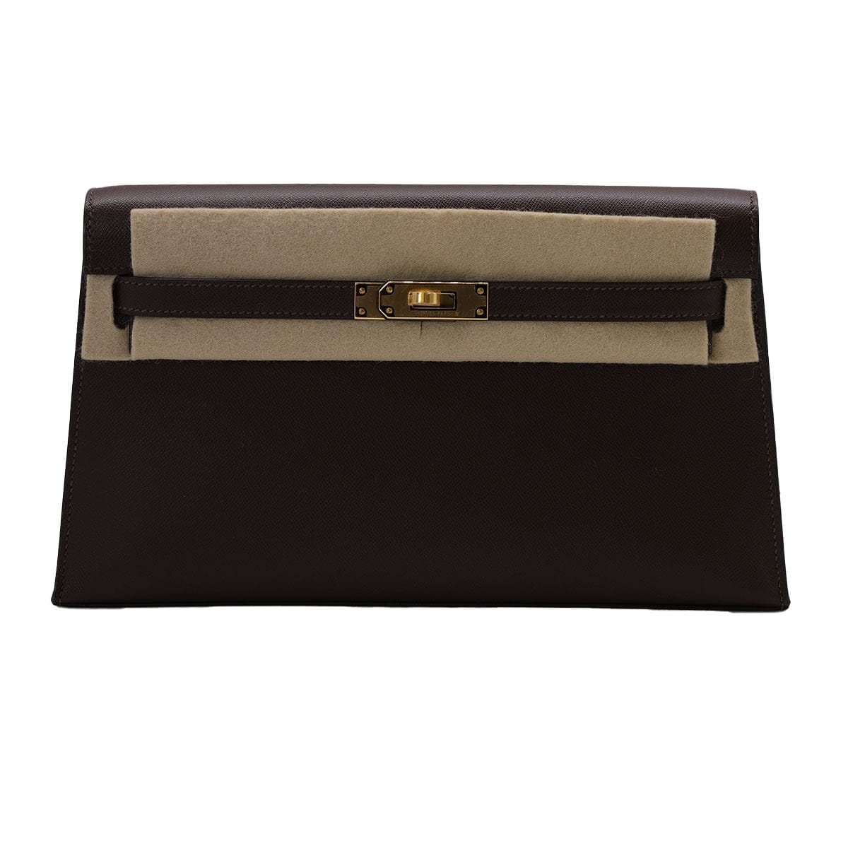 hermès HERMES Kelly elan Moka Veau madame GHW W B-264441