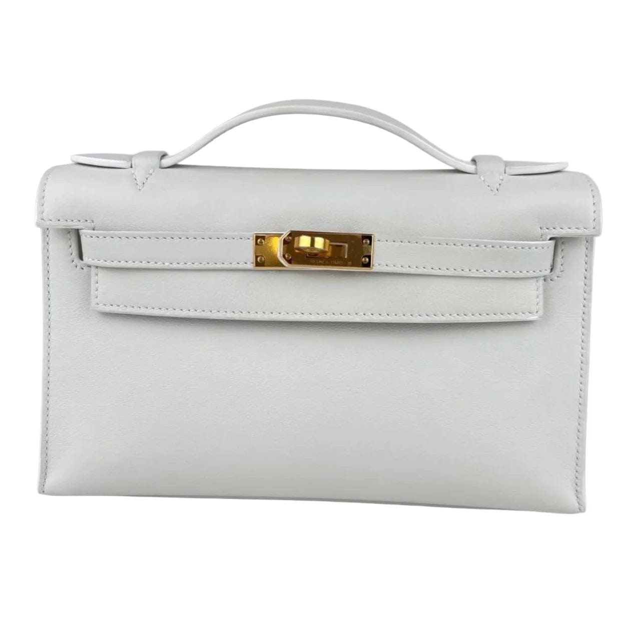 Hermès Hermes Kelly Pochette Blanc Swift GHW #B SKCB-119810