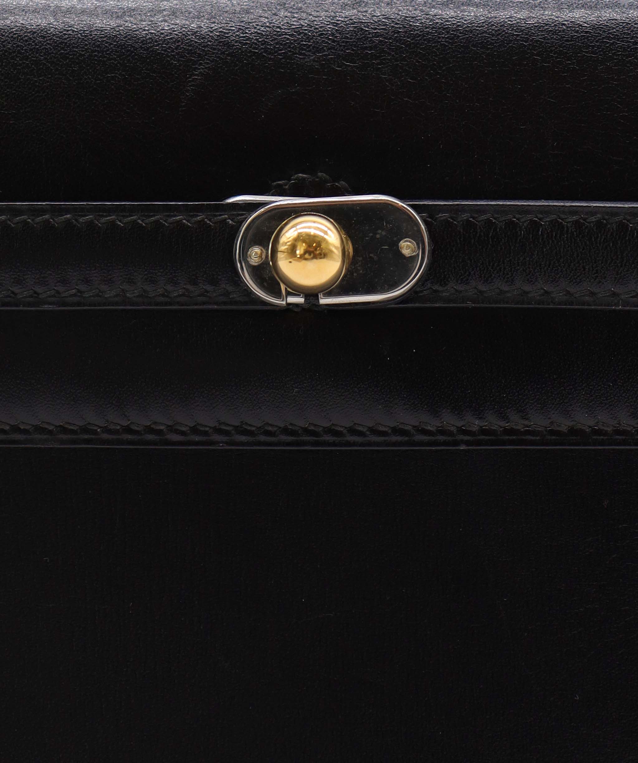 Hermès Hermes Kelly Shoulder Black PHW DXBS3519 CIRCLE S 1989