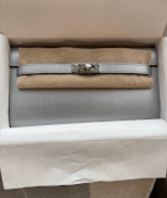 Hermès Hermes  Kelly To Go Argente PHW K Chevre ALTC0690