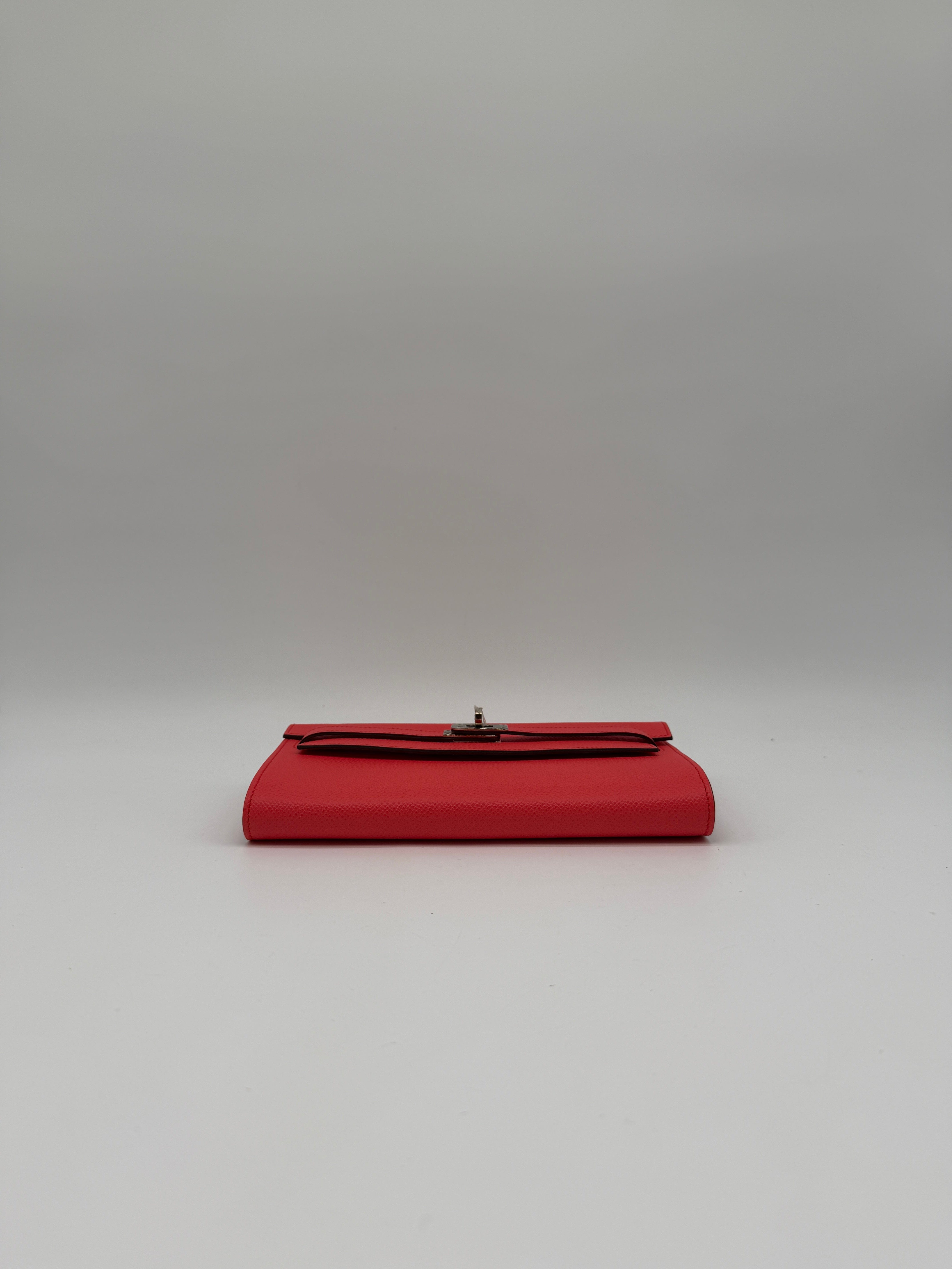 Hermès Hermès Kelly To Go Rose Texas Epsom Palladium Hardware