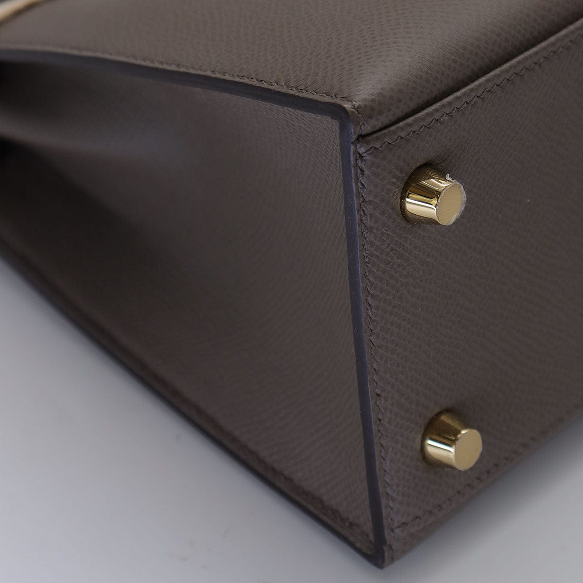 hermès HERMES Kelly25 Etain Epsom GHW K B-230341