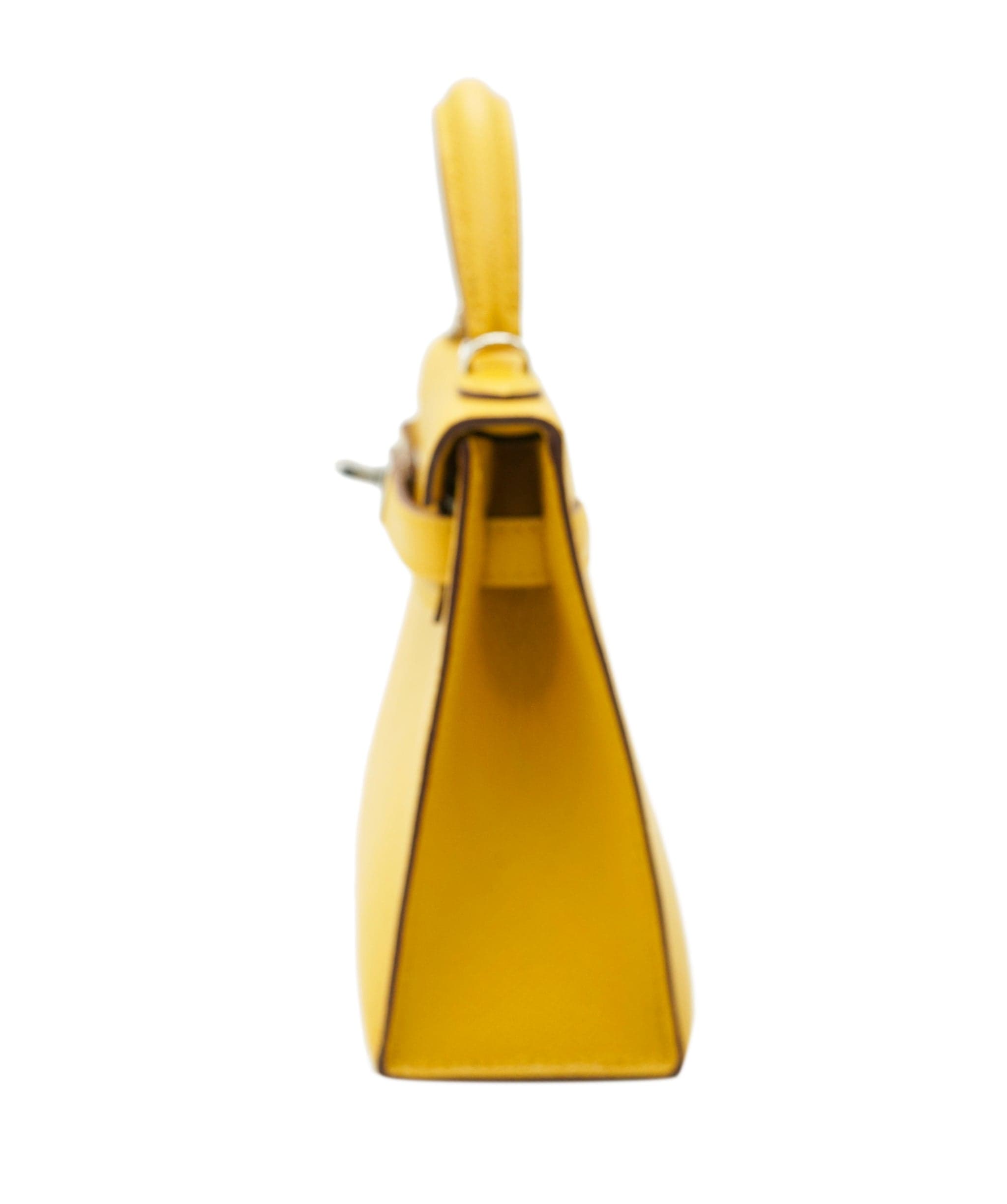 Hermès Hermes Mini Kelly 20 Jaune Amber GHW  ALC2464