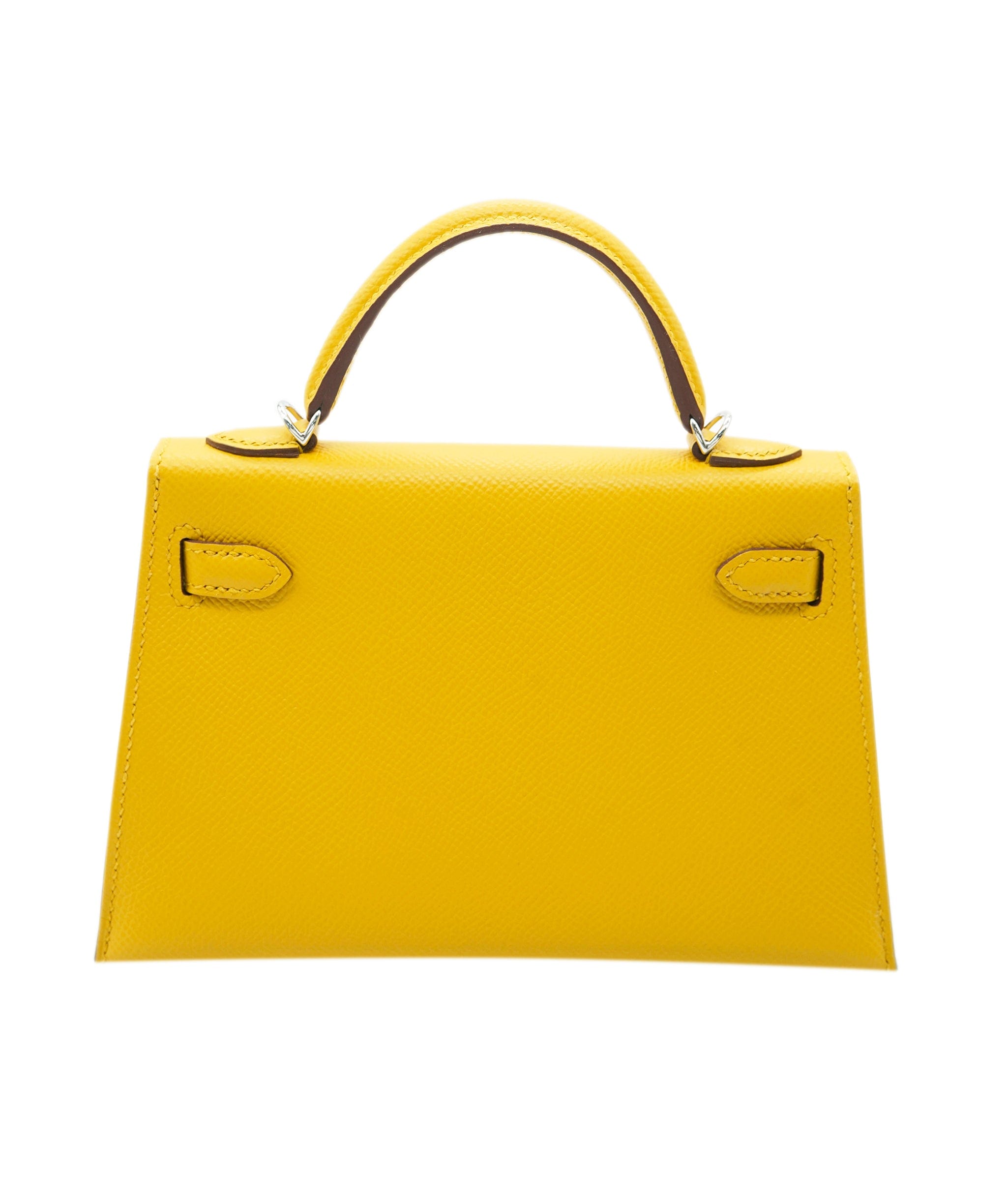 Hermès Hermes Mini Kelly 20 Jaune Amber GHW  ALC2464