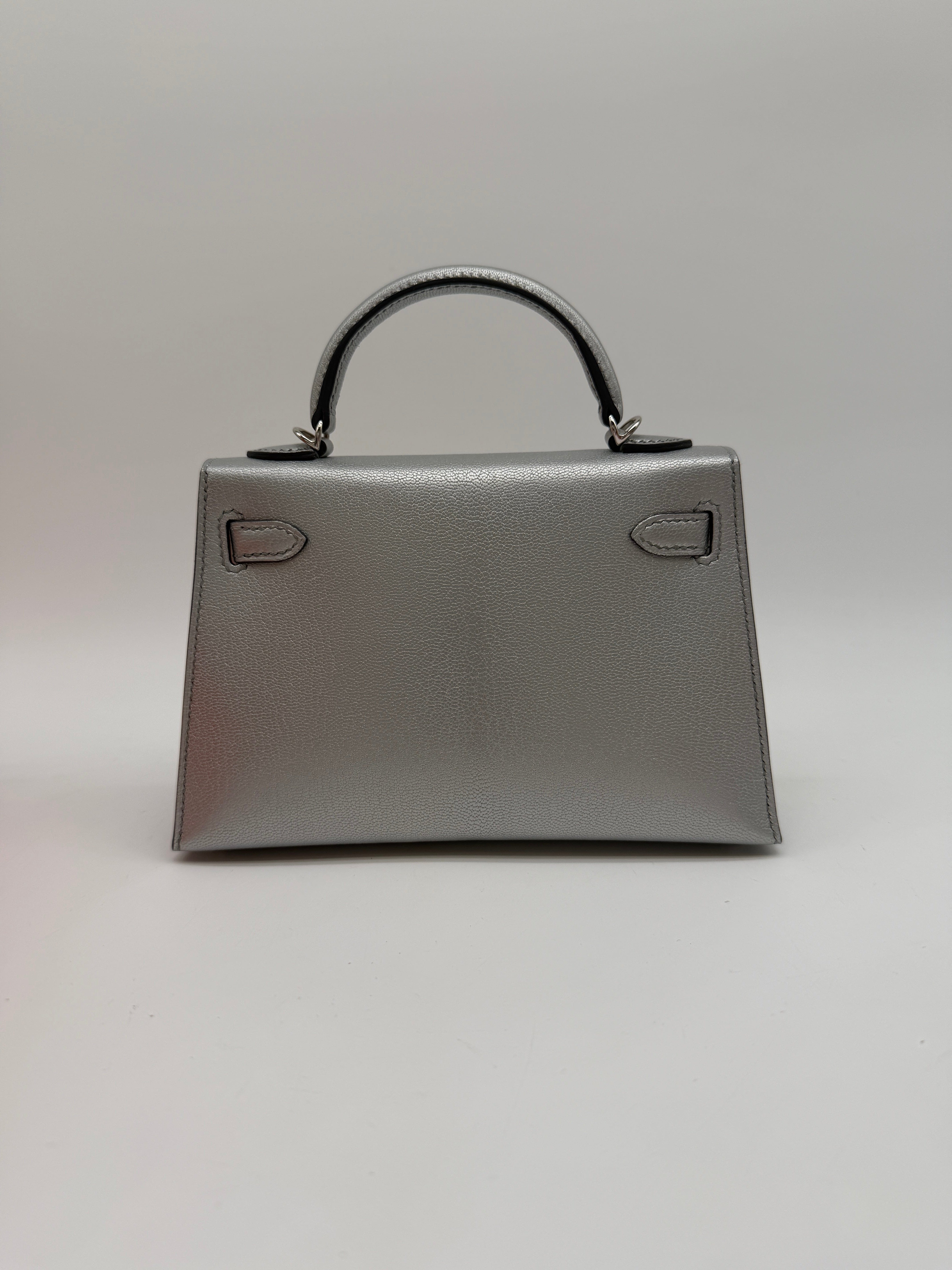 Hermès Hermès Mini Kelly Argentee Palladium Hardware