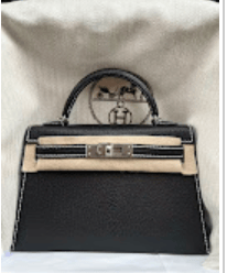 Hermès Hermes Mini Kelly Black + Lime PHW K Chevre ALTC0488
