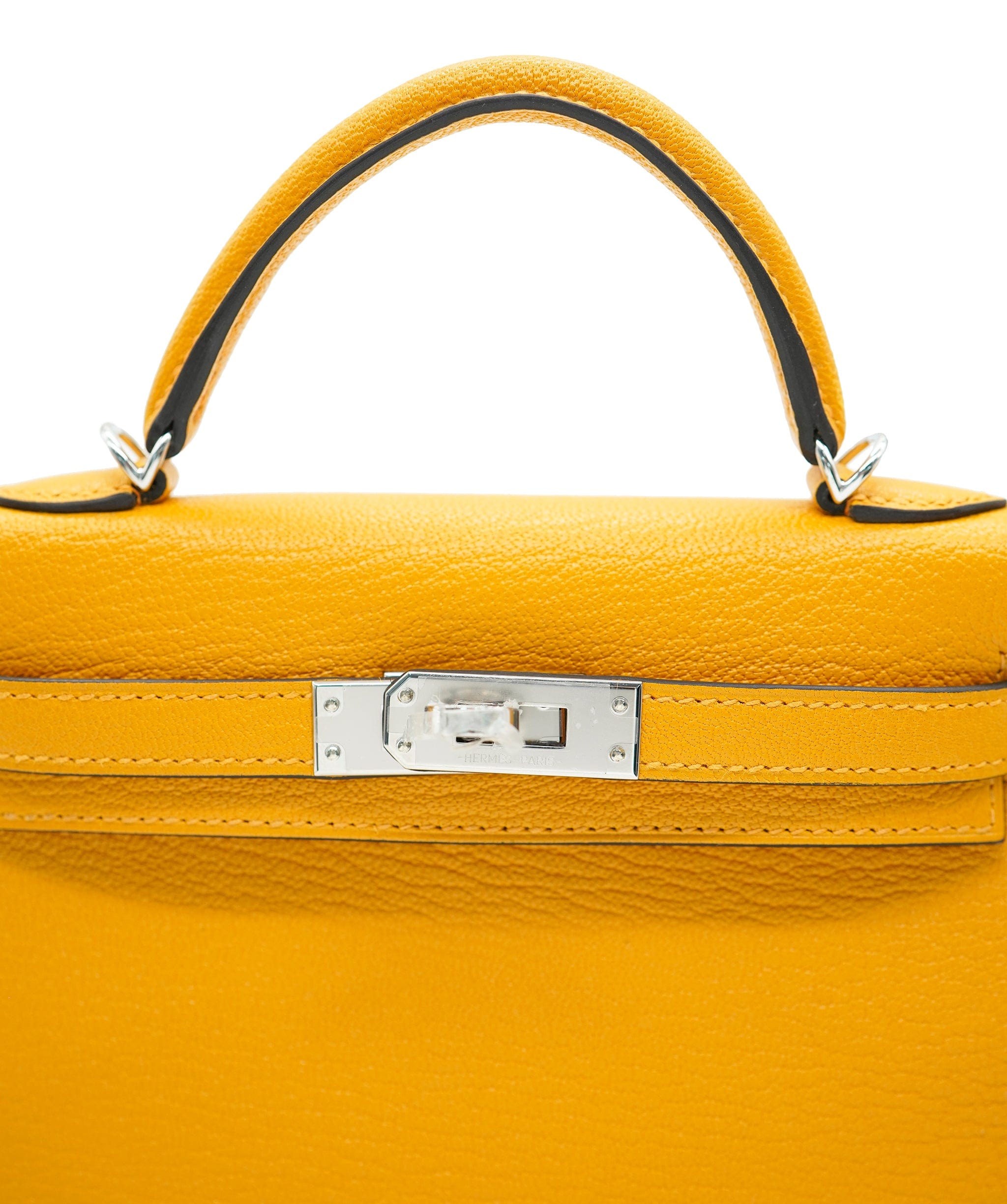 Hermès Hermes Mini Kelly Orange Epsom with PHW ALC2402