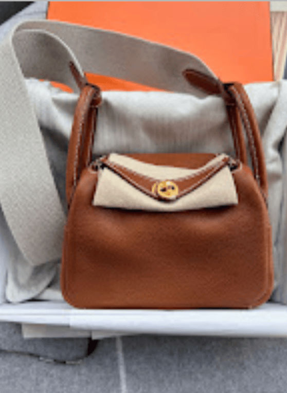Hermès Hermes  Mini Lindy (c) Gold GHW W Barenia Faubourg ALTC0667
