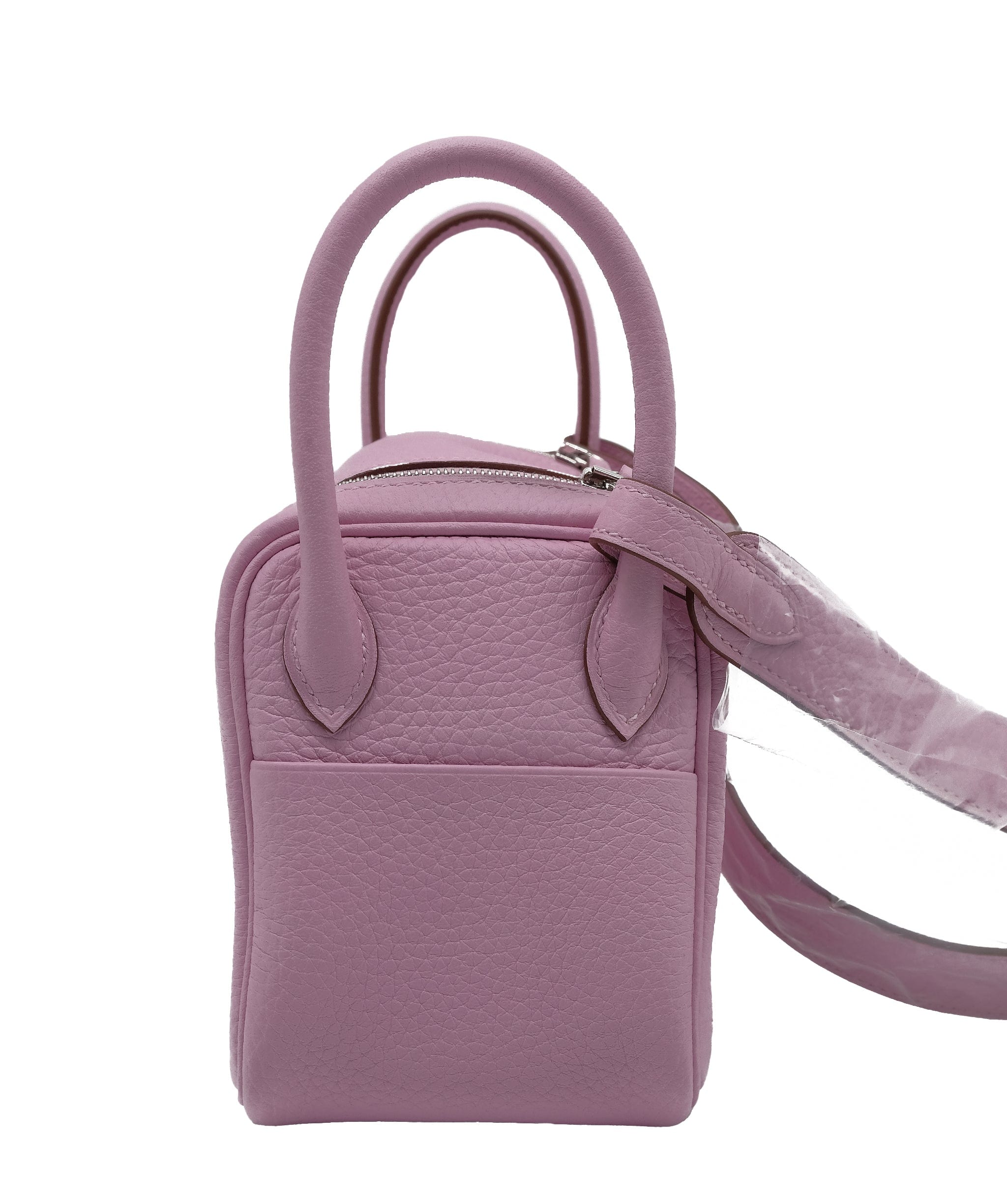 Hermès Hermes Mini Lindy Mauve Sylvestre Clemence PHW #U SKC1644