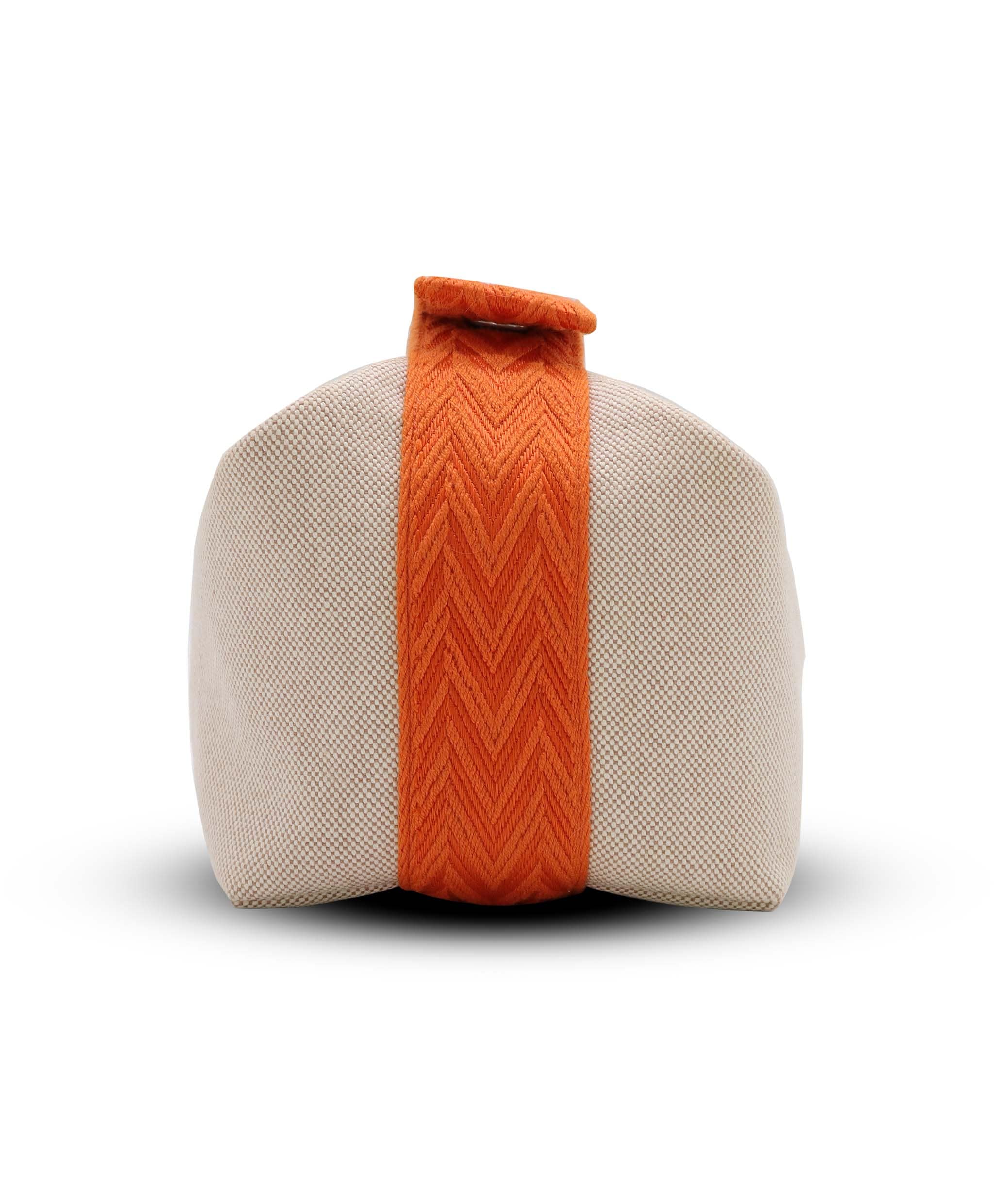 Hermès Hermes Orange Canvas Bride A Brac Top Handle AGC3555