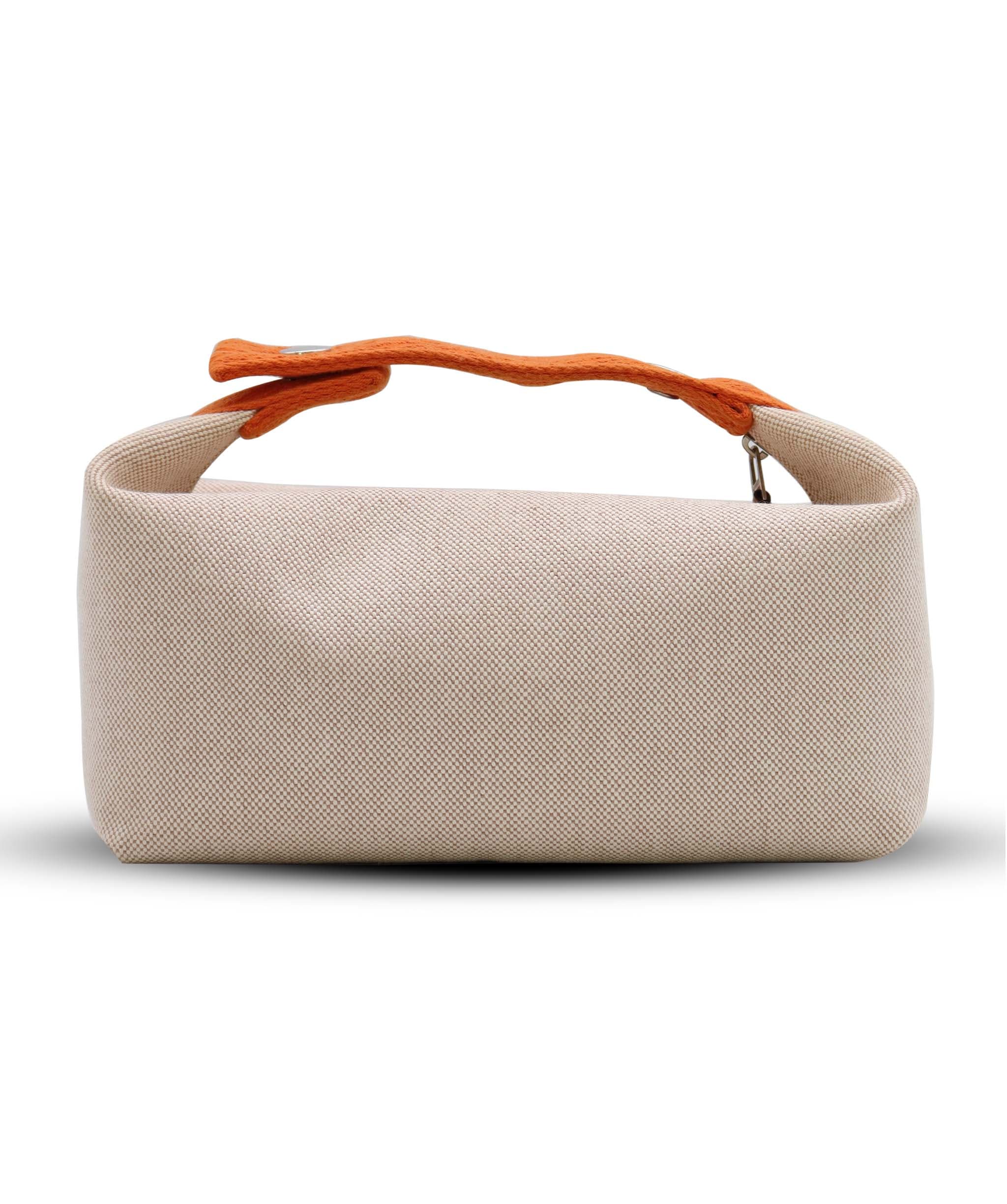 Hermès Hermes Orange Canvas Bride A Brac Top Handle AGC3555