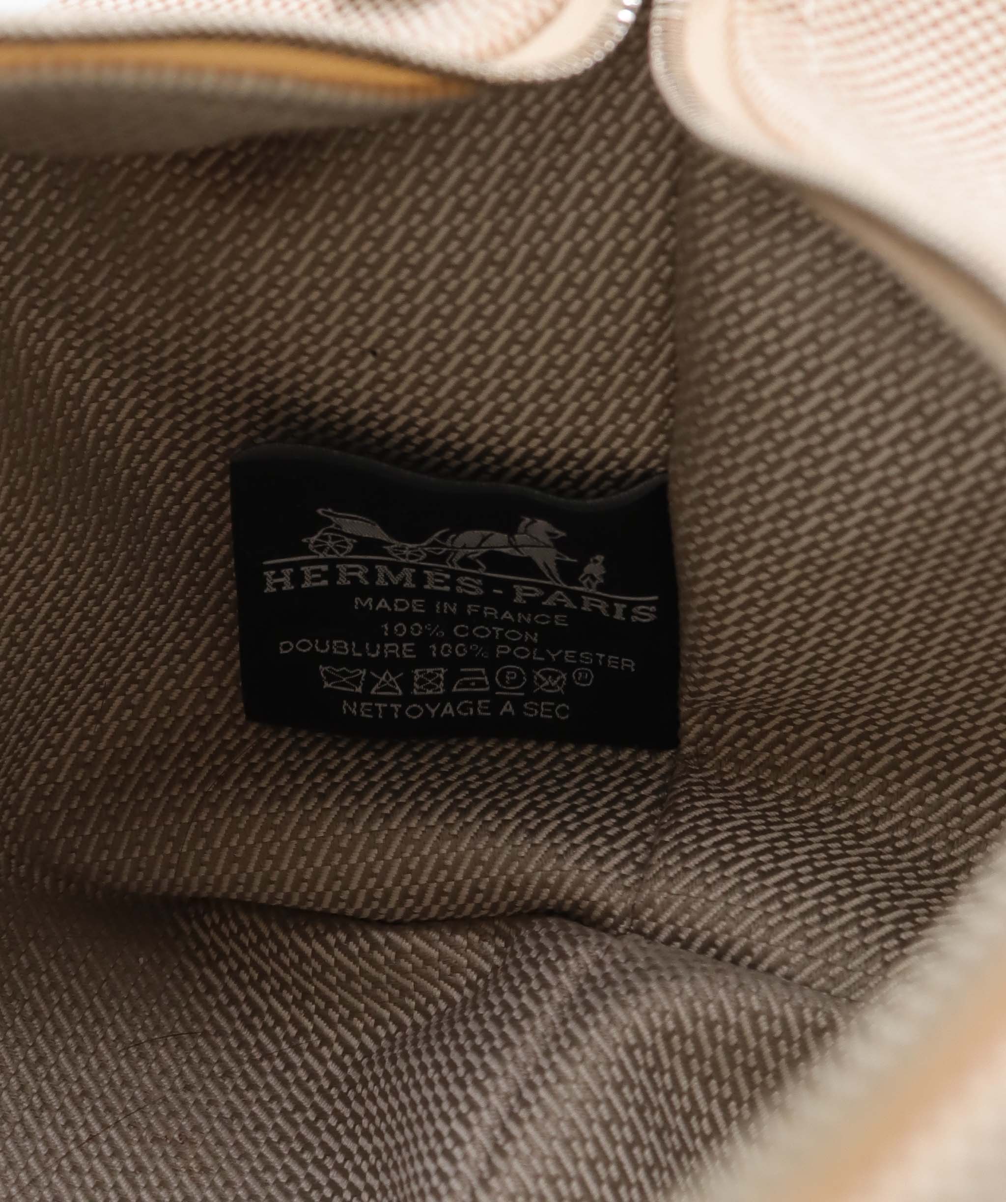 Hermès Hermes Orange Canvas Bride A Brac Top Handle AGC3555