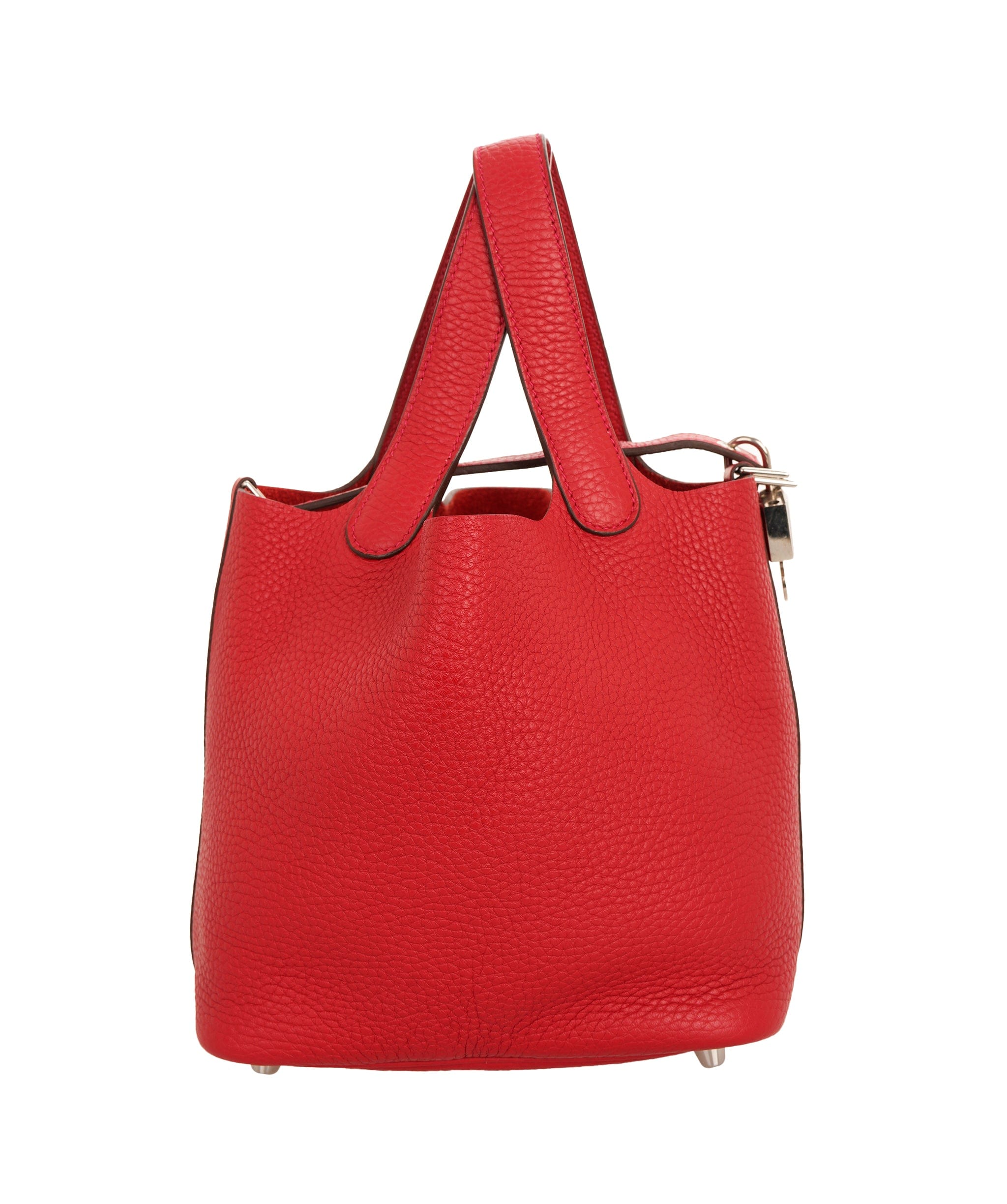 Hermès Hermes Picotin 18 Clemence Rouge Casaque ALC3130