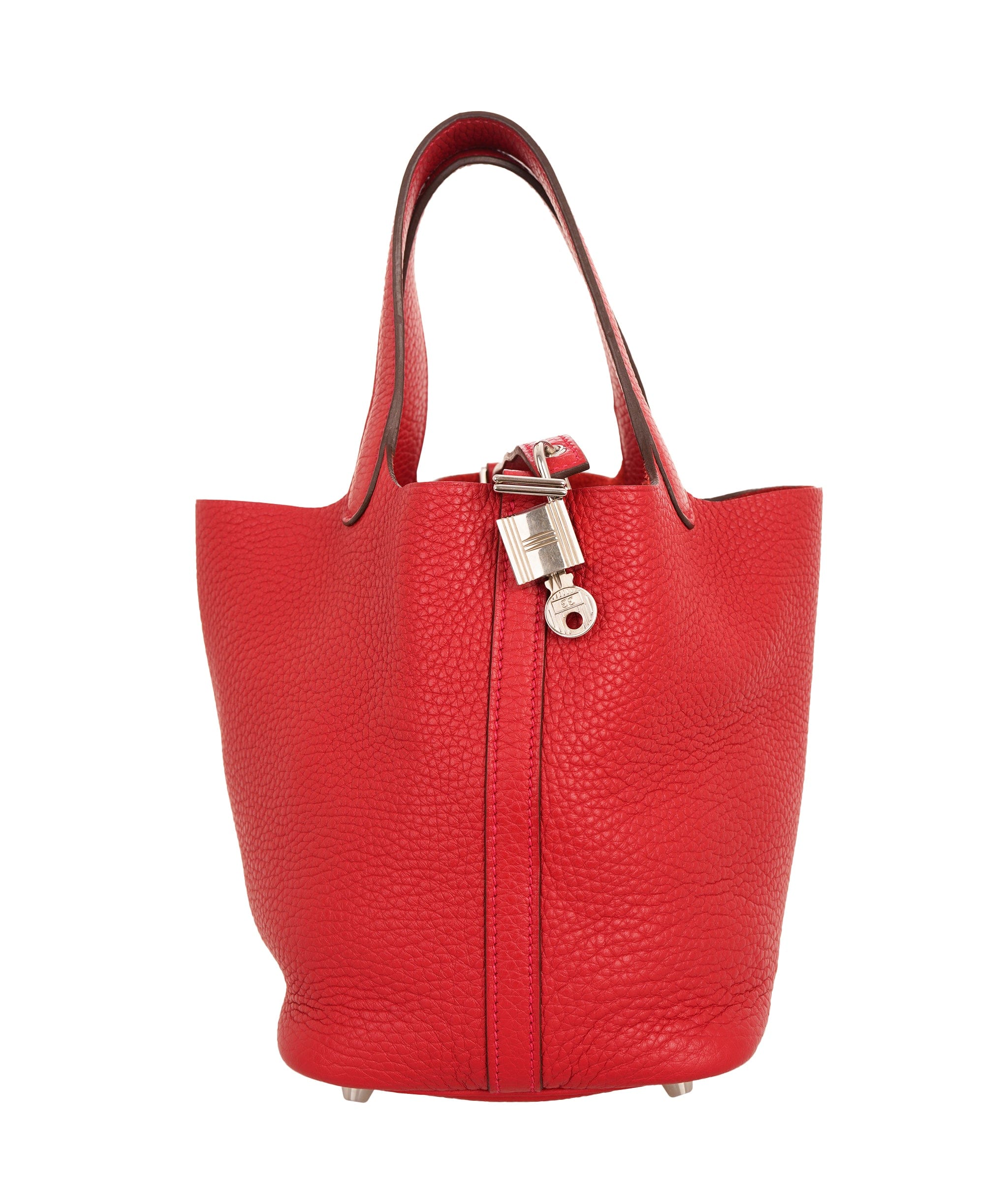 Hermès Hermes Picotin 18 Clemence Rouge Casaque ALC3130