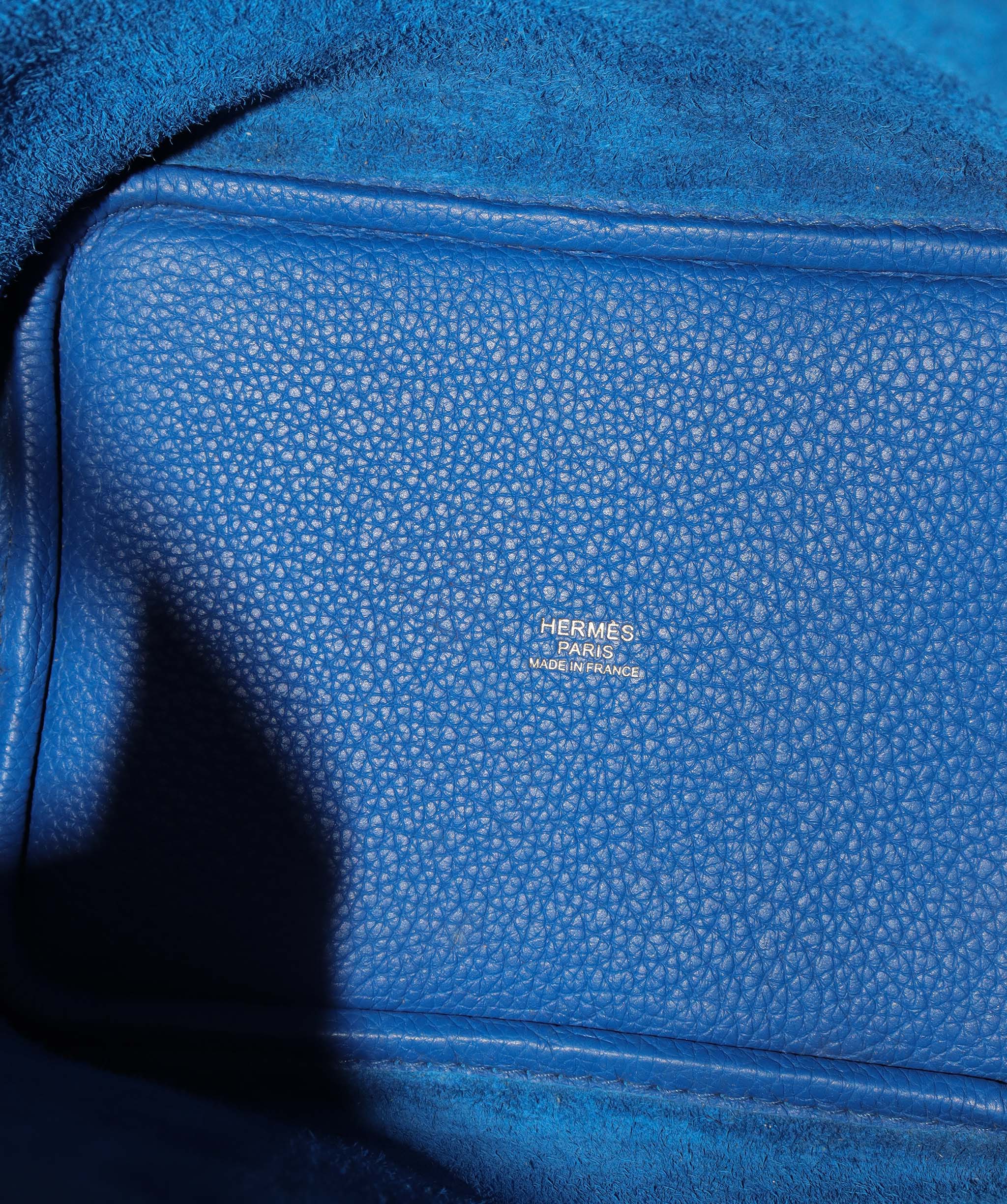 Hermès Hermes Picotin Lock 18 Blue France Clemence GHW #Z SKC1884