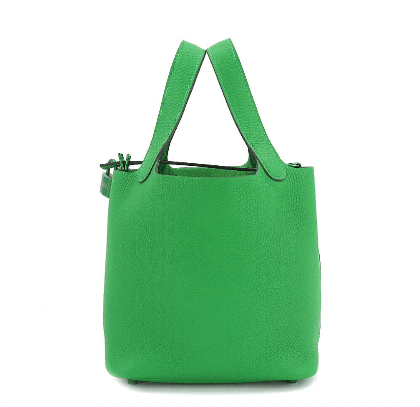 Hermès Hermes Picotin Lock PM Monochrome So Green Hand Bag Bambou ASC3252