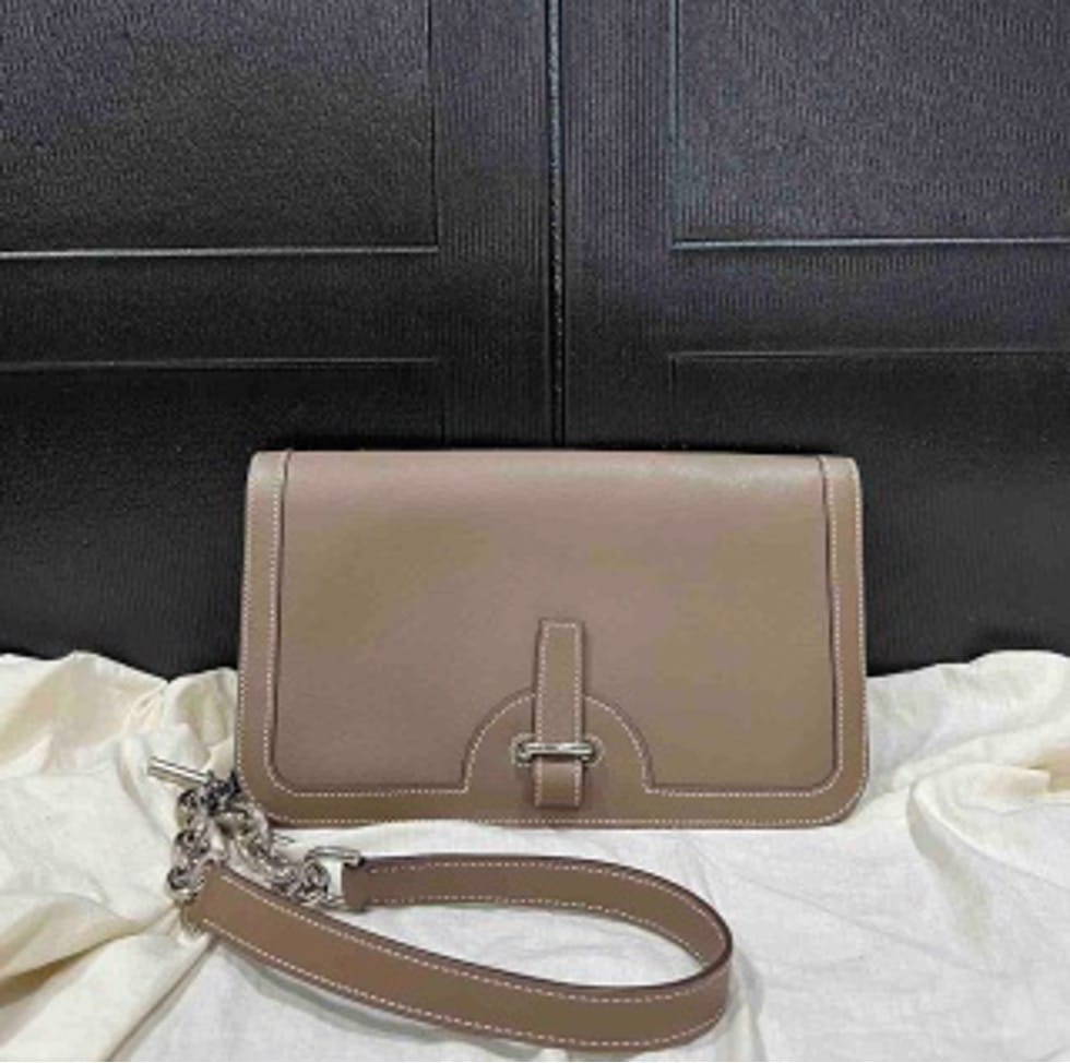 HERMES Hermes pig nose chain underarm envelope bag frame N US6561