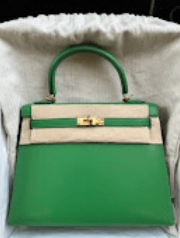 Hermès Hermes  Preloved Kelly 25 Bamboo Ghw U Chèvre ALTC0629