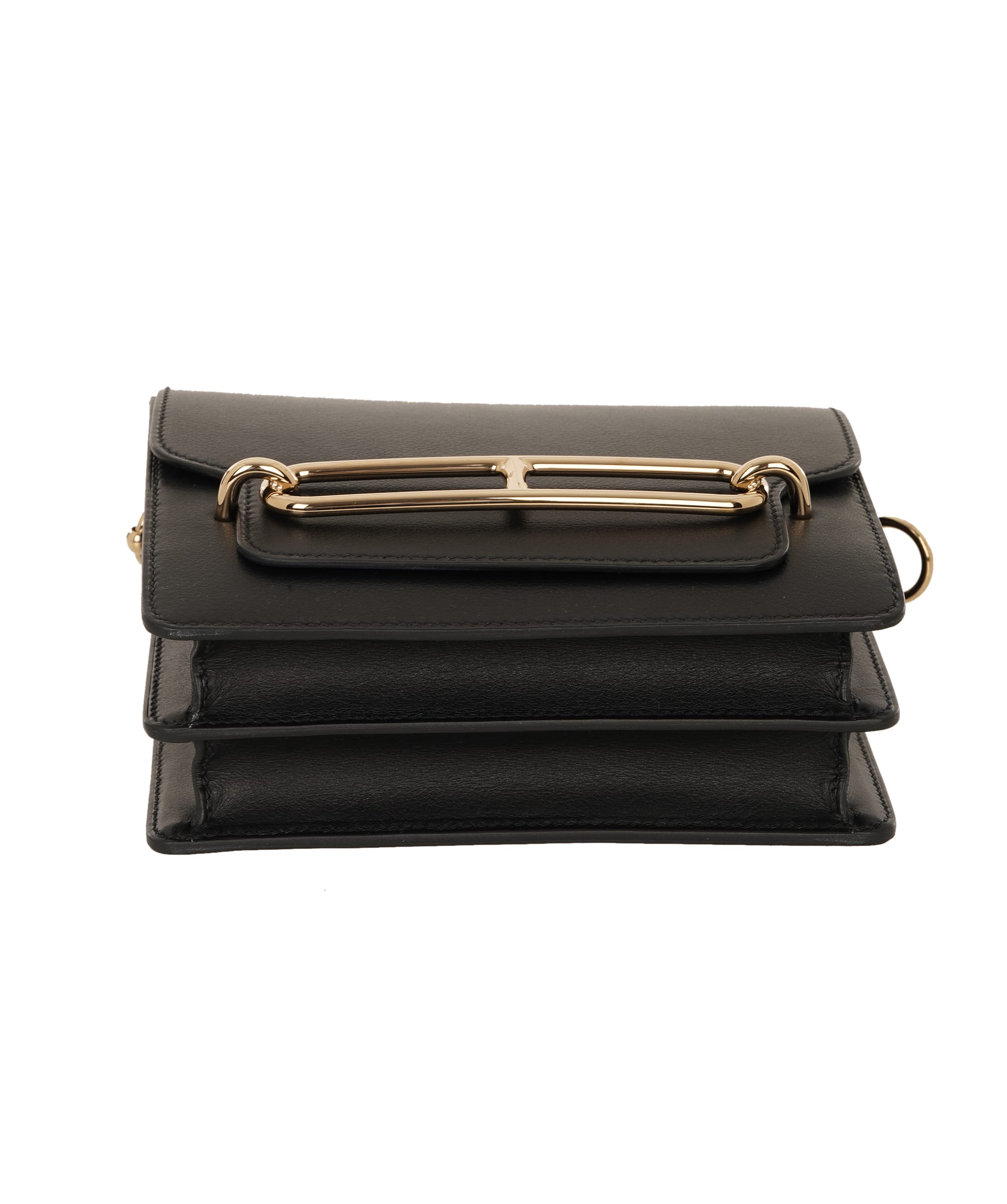 Hermès Hermes Roulis Small Bag in Black Evergain ALC4157