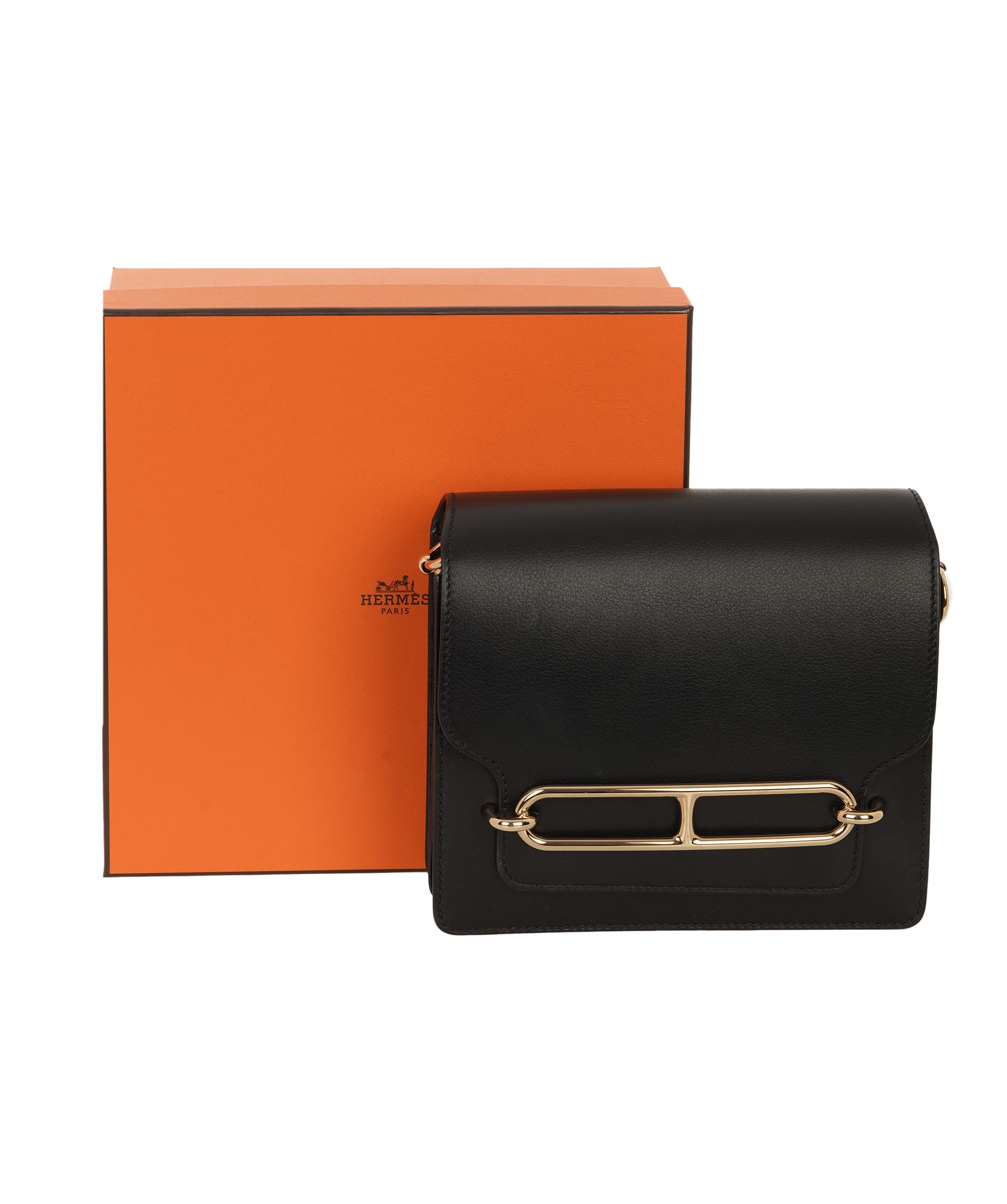 Hermès Hermes Roulis Small Bag in Black Evergain ALC4157