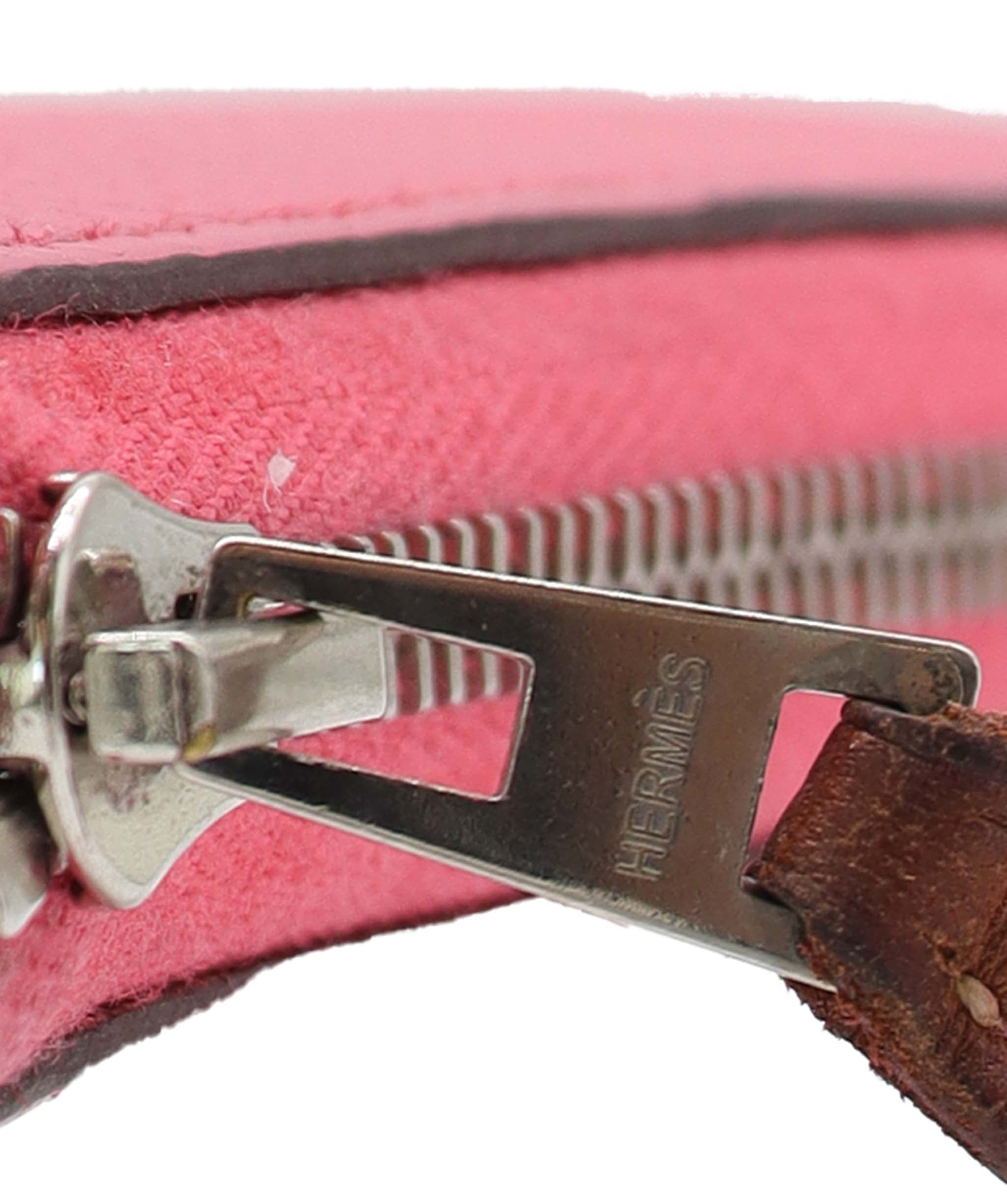 Hermès Hermes Silk-In Wallet Rose Azalea Epsom #T - Preloved SKC2054