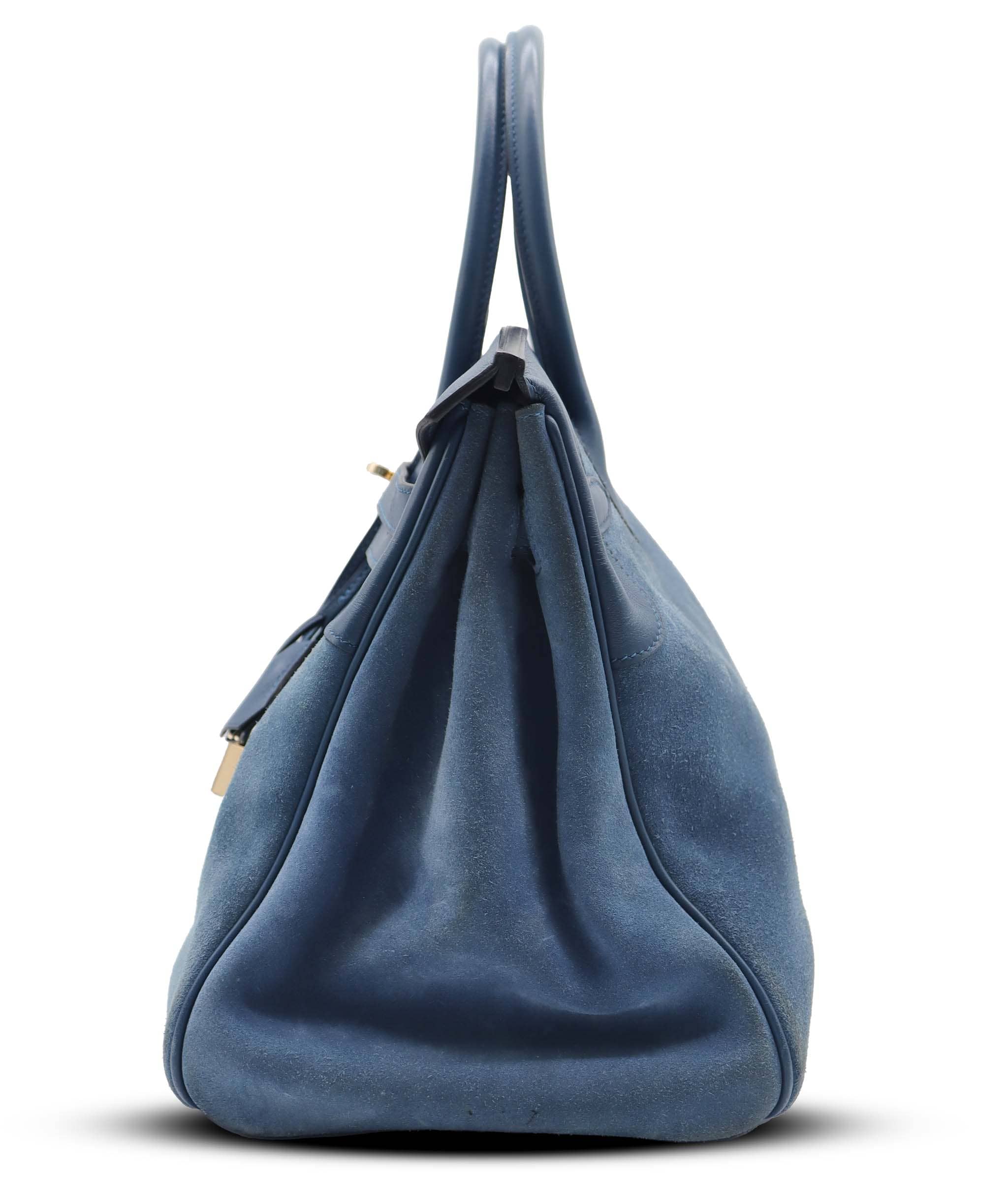 Hermès Hermes Suede Birkin 35 AGC3769
