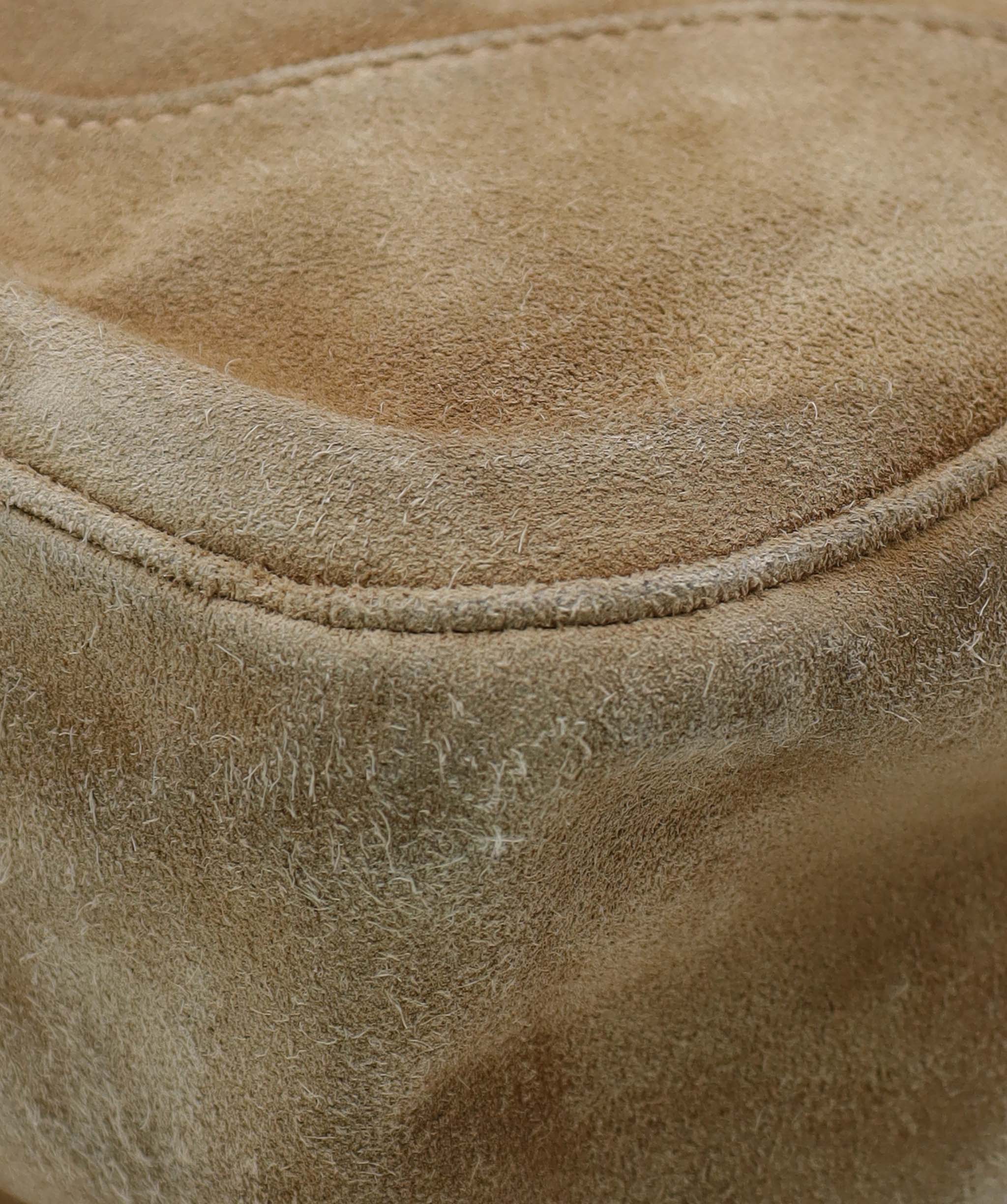 Hermes Hermes suede trim gold hardware beigesuede super rare AGC3561