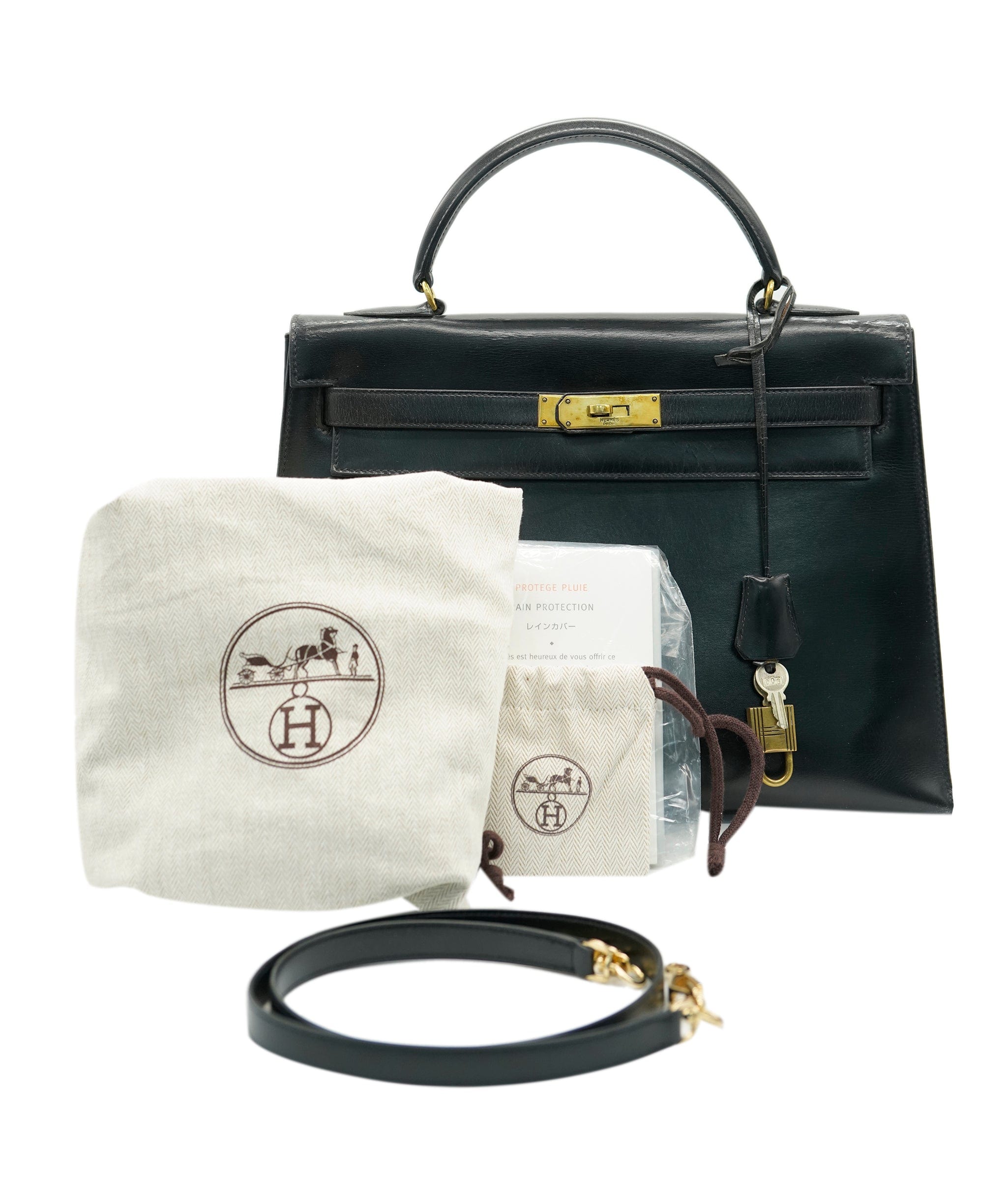 Hermès Hermes Vintage Box Kelly 32 with GHW  ALC2243