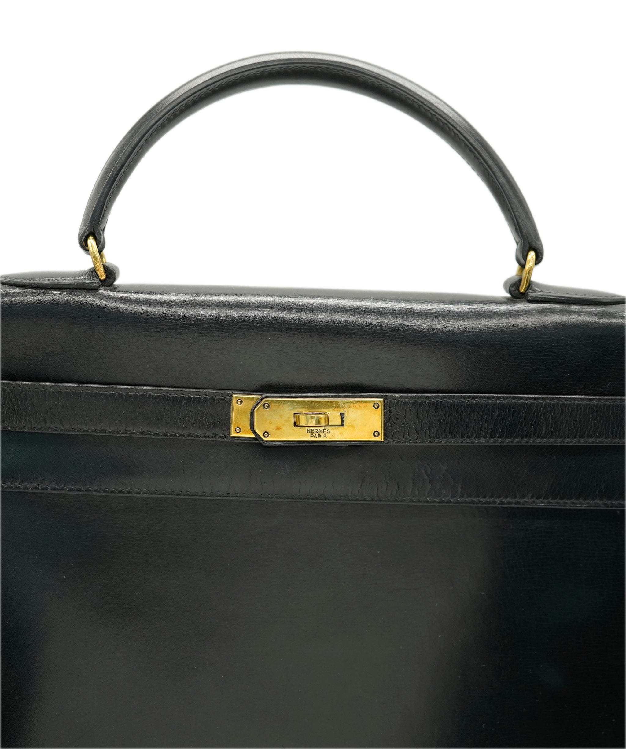 Hermès Hermes Vintage Box Kelly 32 with GHW  ALC2243