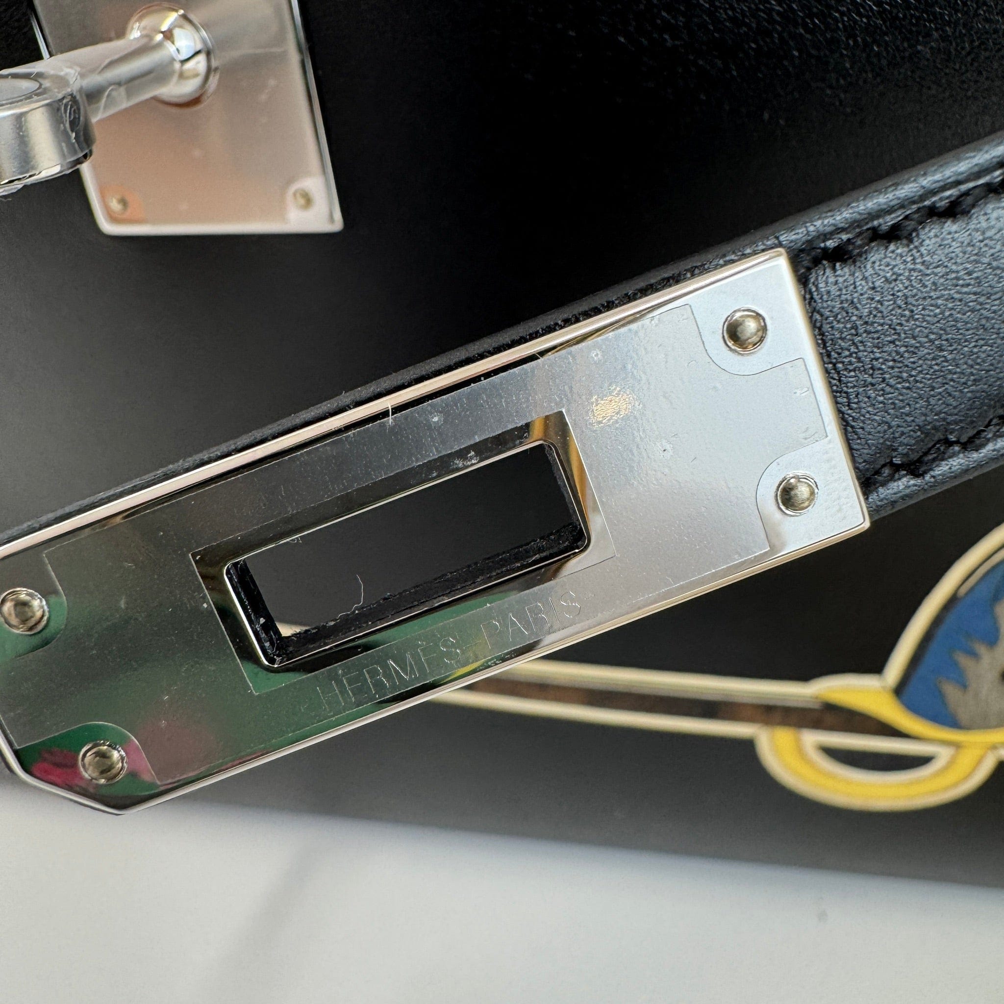 Hermès Kelly elan cheval de bois Black Tadela B-278750