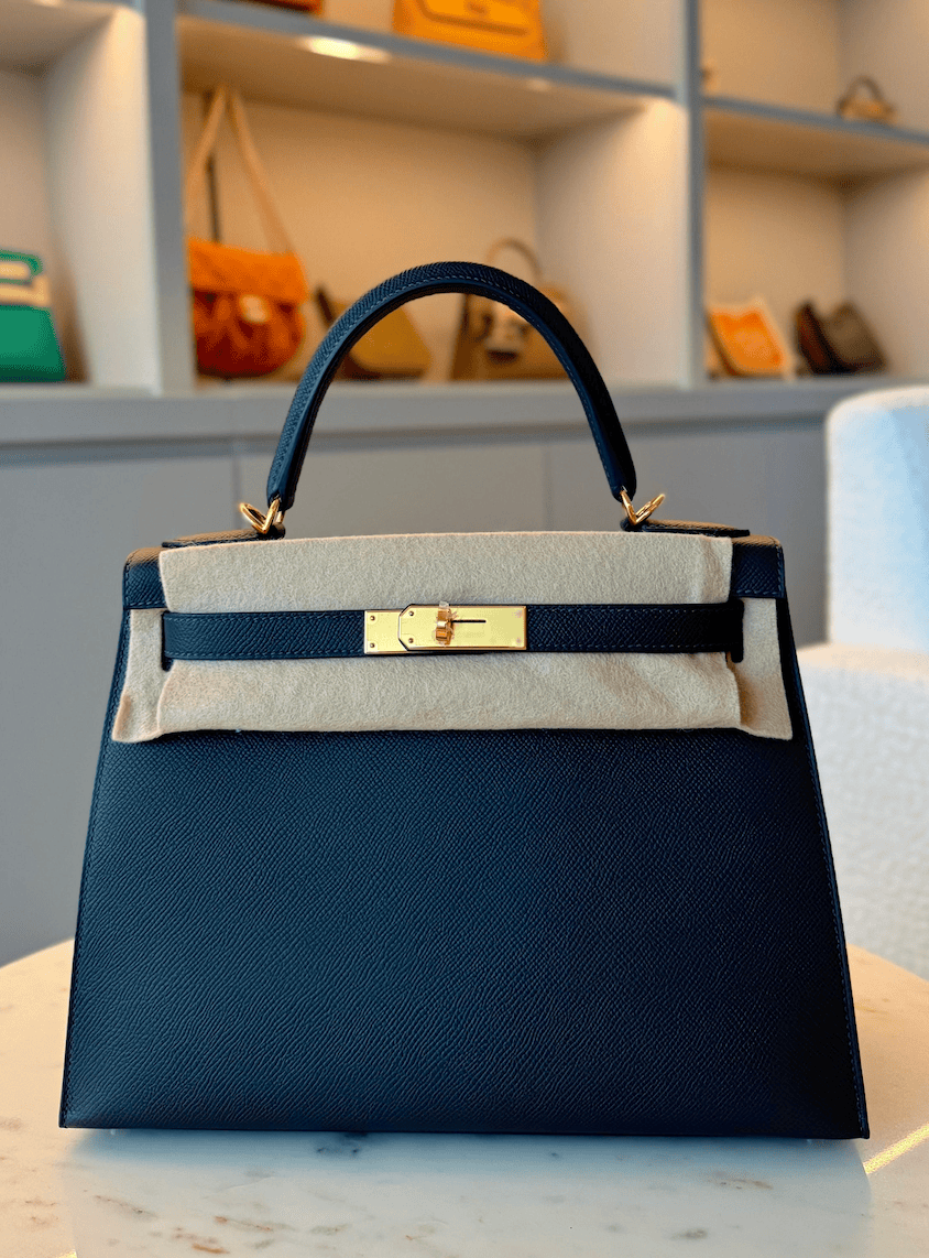 Hermès Kelly Sellier 28 Ardoise AGC3549