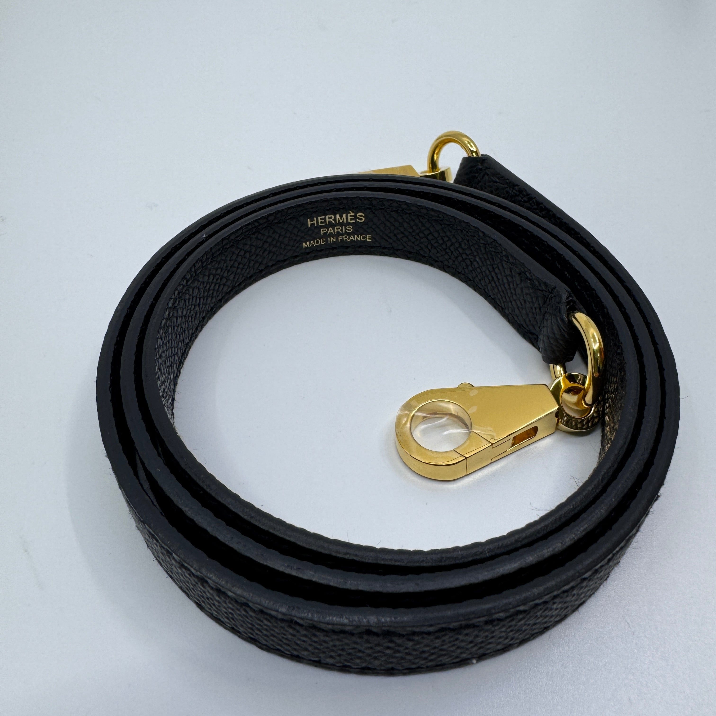 Hermès Kelly25 Black Epsom GHW K B-325910