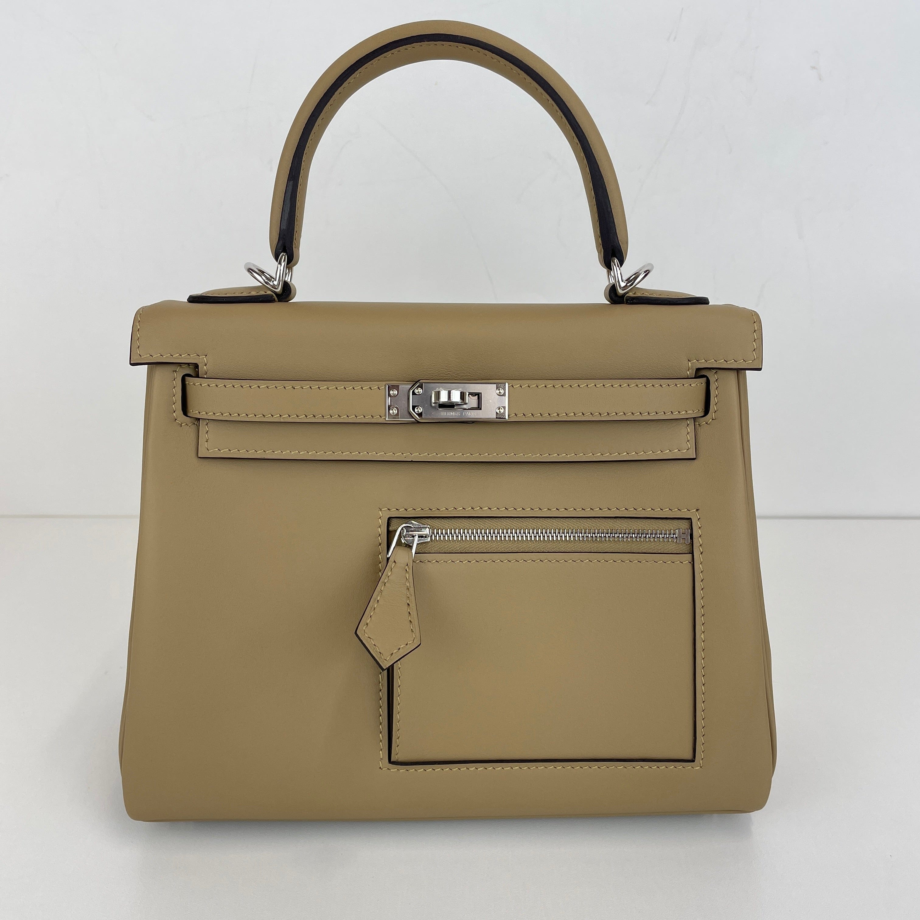 Hermès Kelly25 Colormatic Poussiere Swift PH B-334192