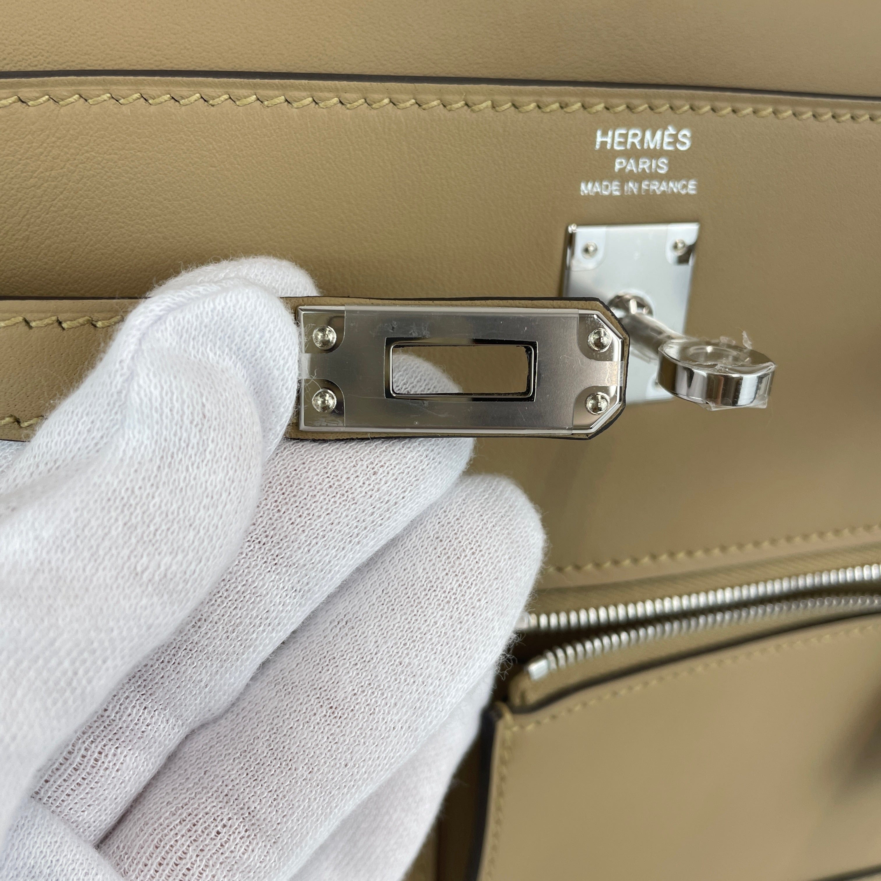 Hermès Kelly25 Colormatic Poussiere Swift PH B-334192