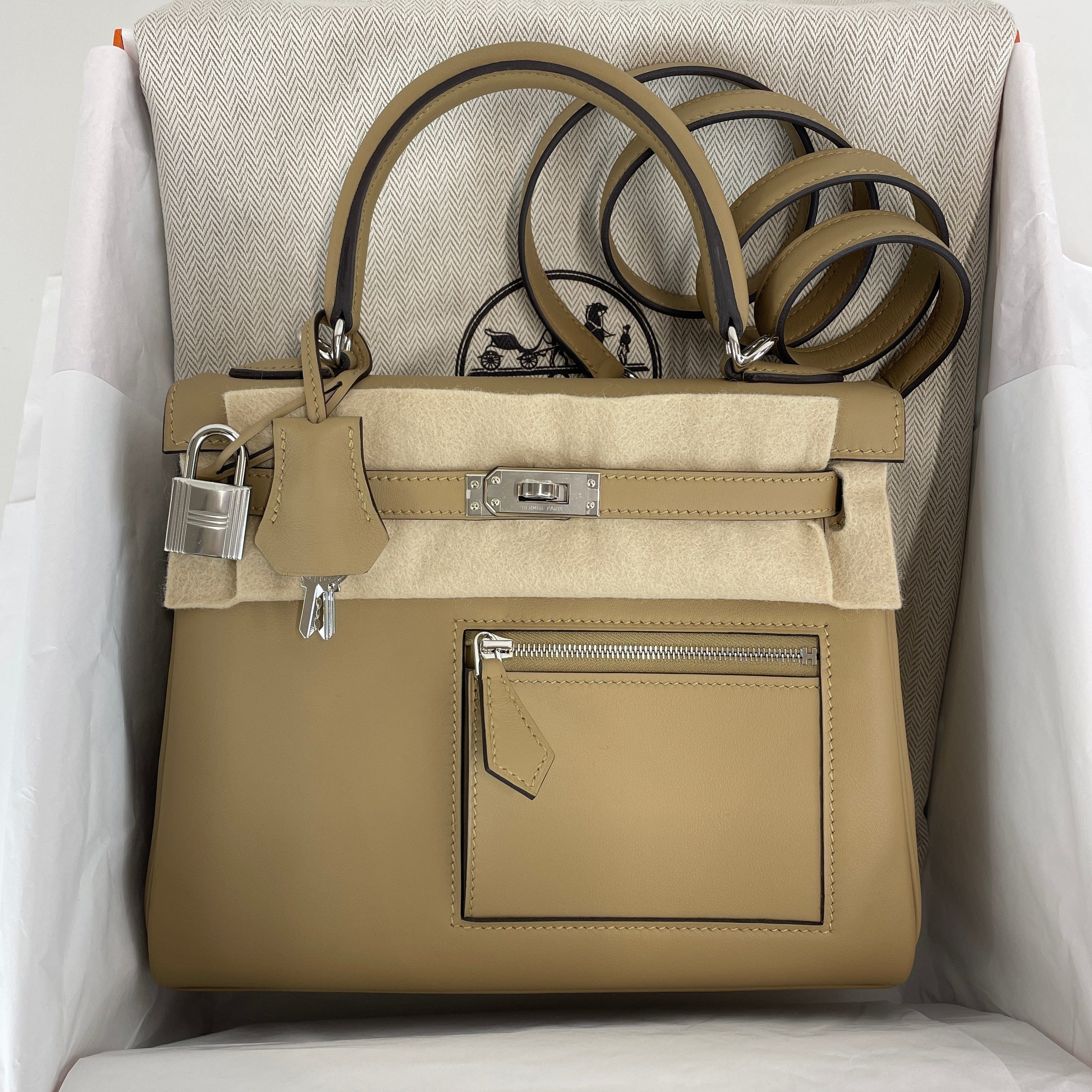 Hermès Kelly25 Colormatic Poussiere Swift PH B-334192